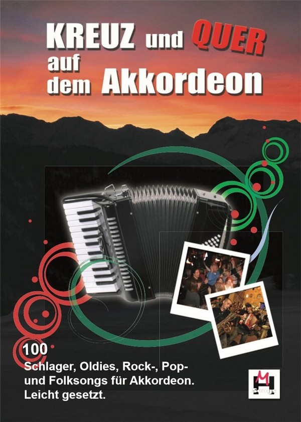 Vorderes Coverbild Kreuz und quer auf dem Akkordeon