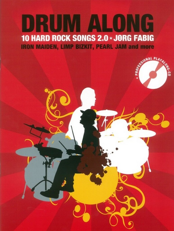Vorderes Coverbild Drum along - 10 Hard Rock Songs 2.0