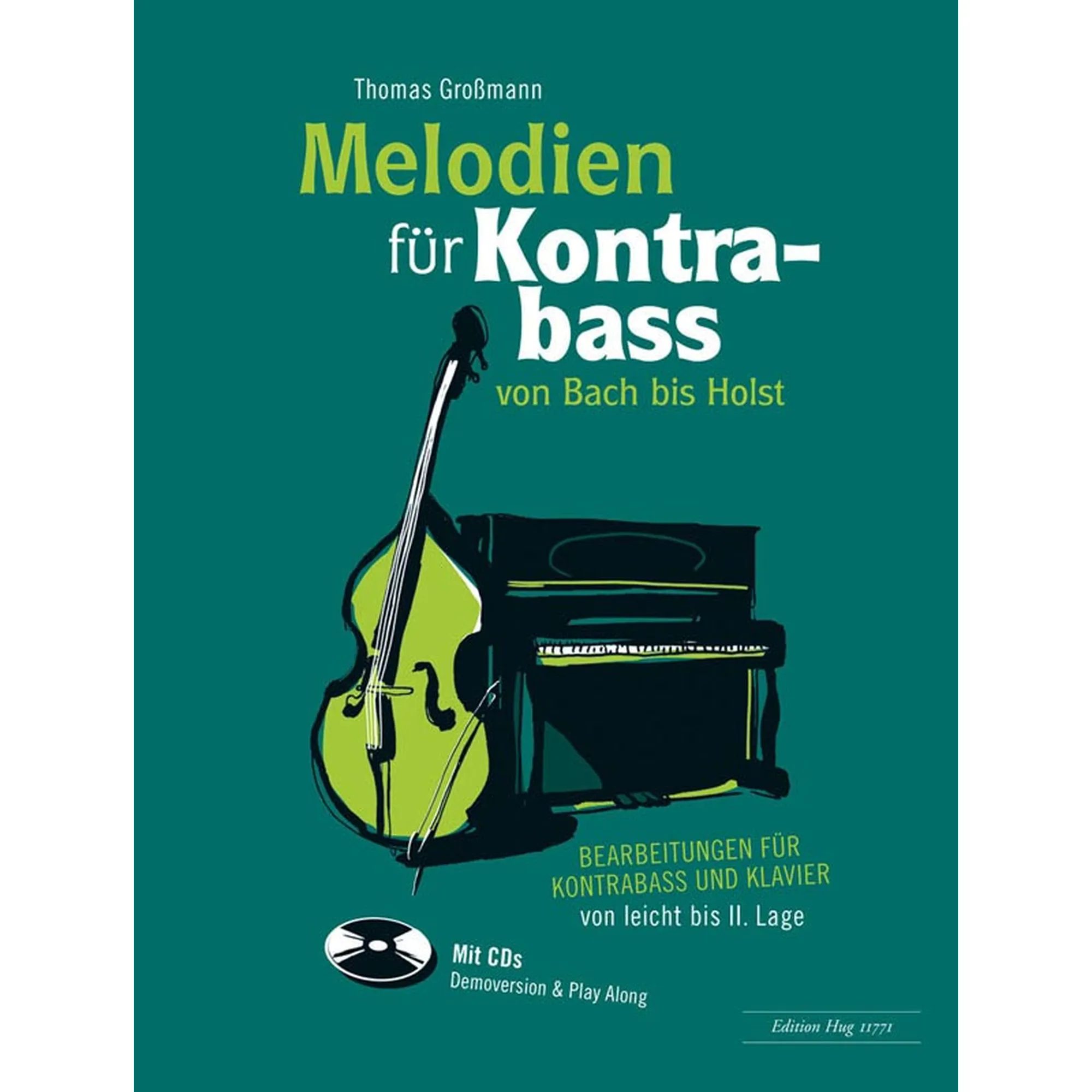 Vorderes Coverbild Melodien für Kontrabass