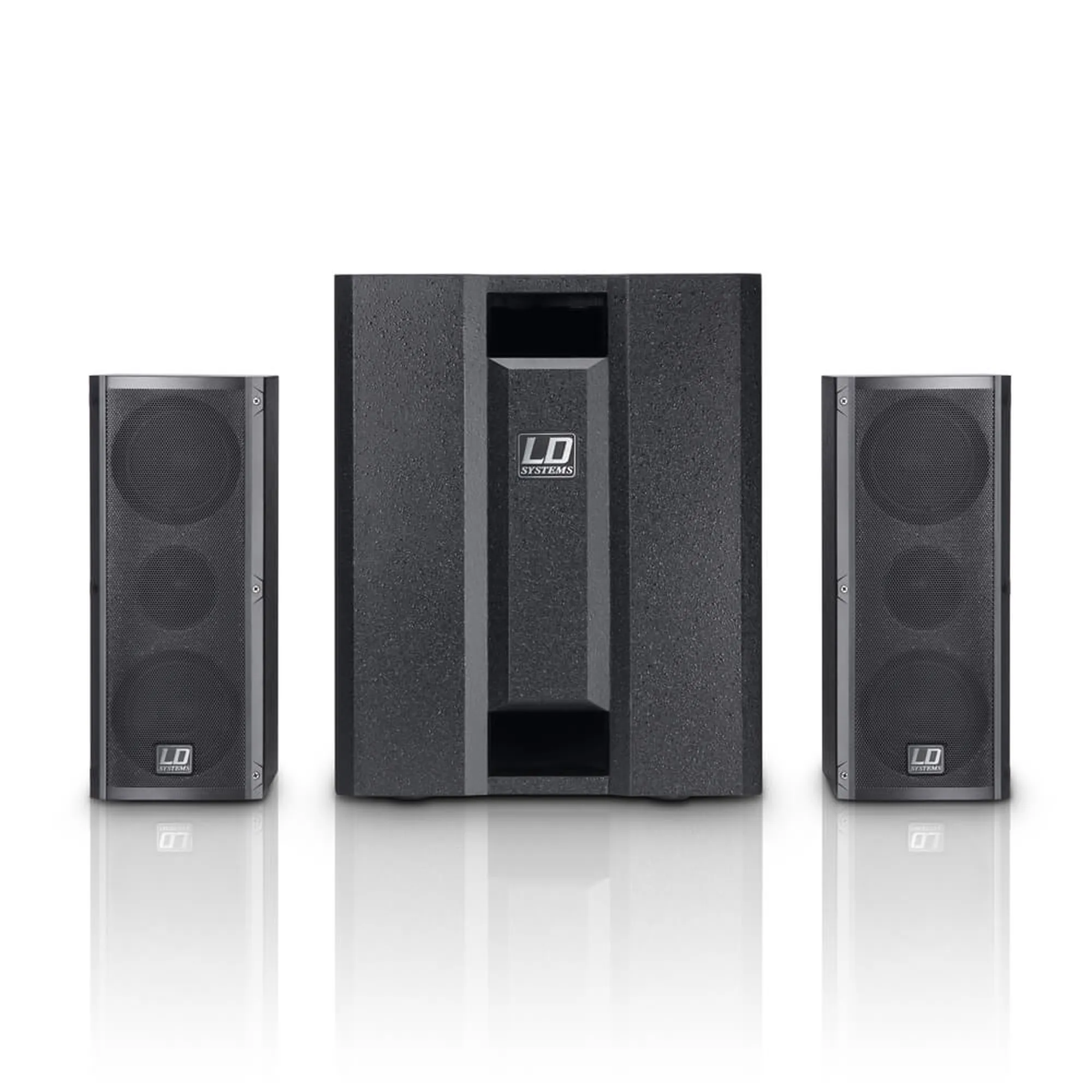 Vorderes Coverbild LD Systems DAVE 8 Roadie Showroom