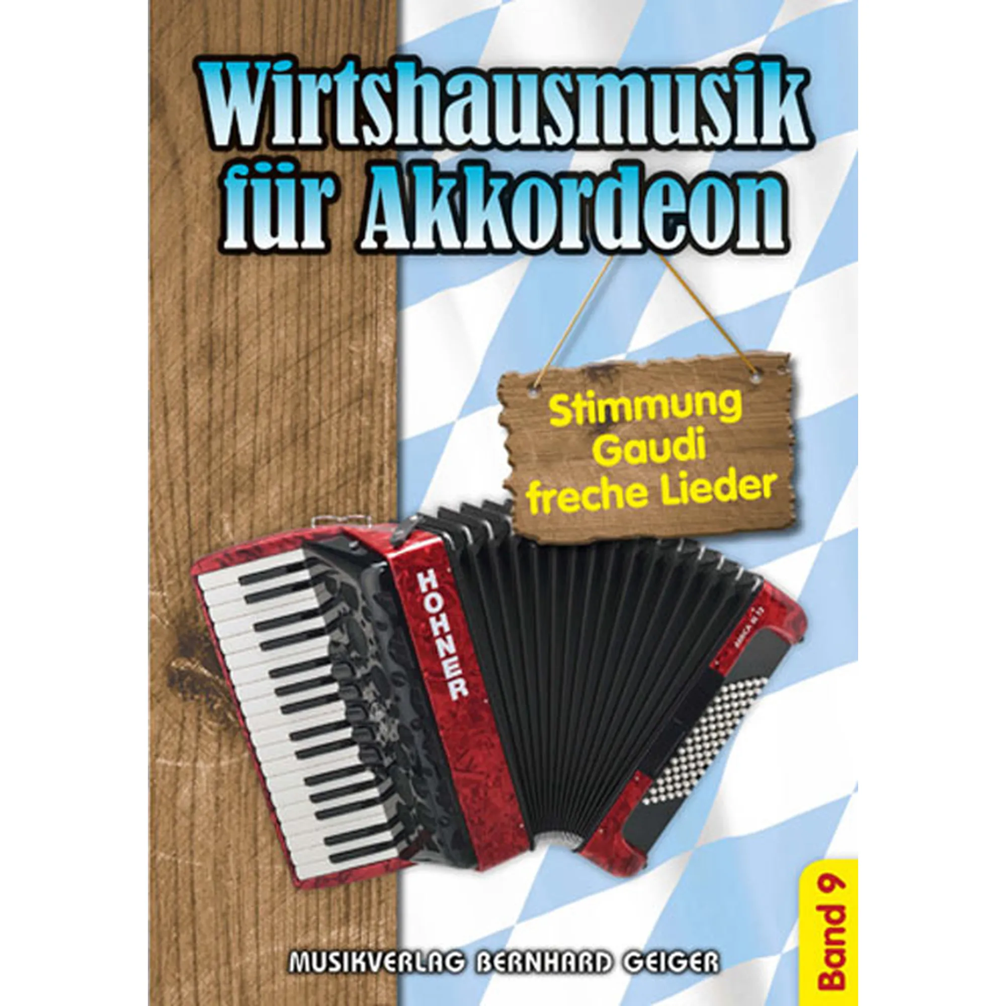Vorderes Coverbild Wirtshausmusik für Akkordeon 9