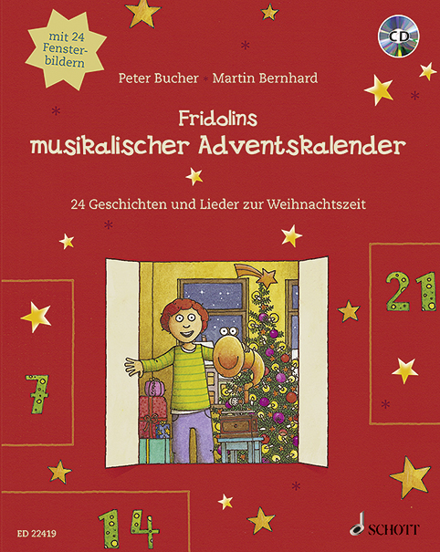 Vorderes Coverbild Fridolins musikalischer Adventskalender