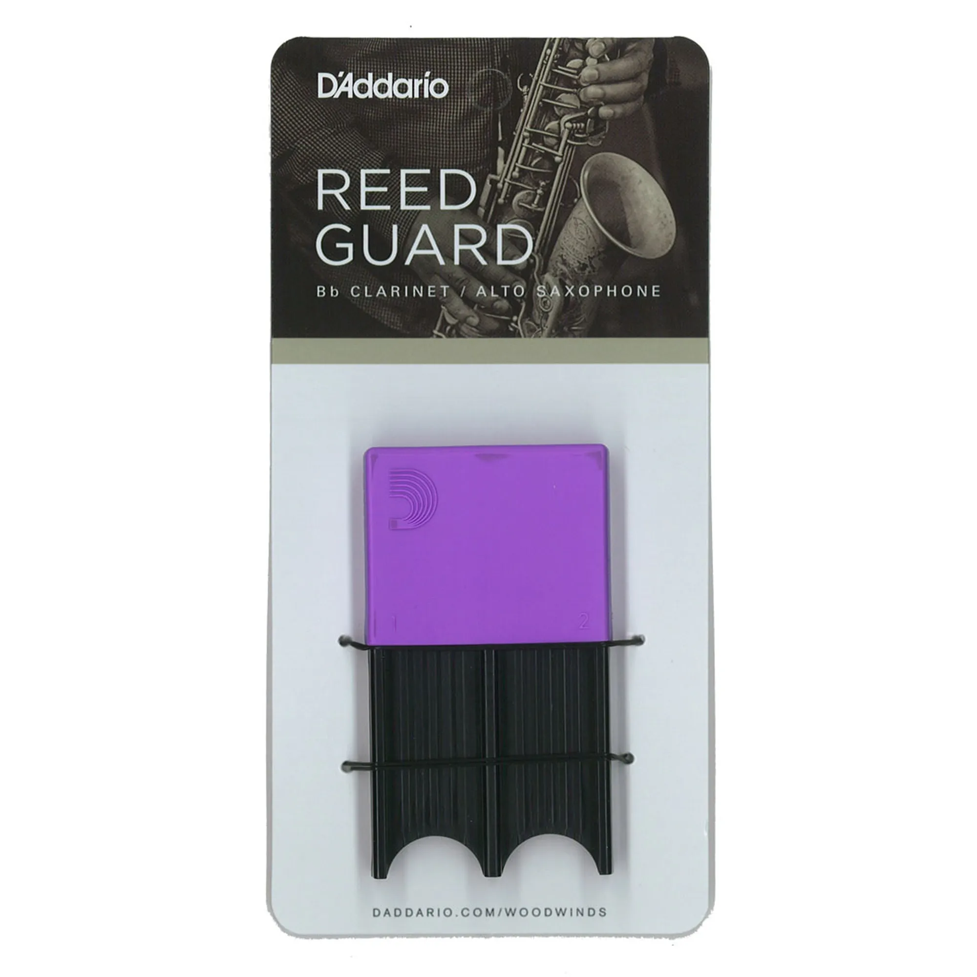 Vorderes Coverbild D'Addario Woodwinds Reedguard IV Klar./Alt-Sax violett