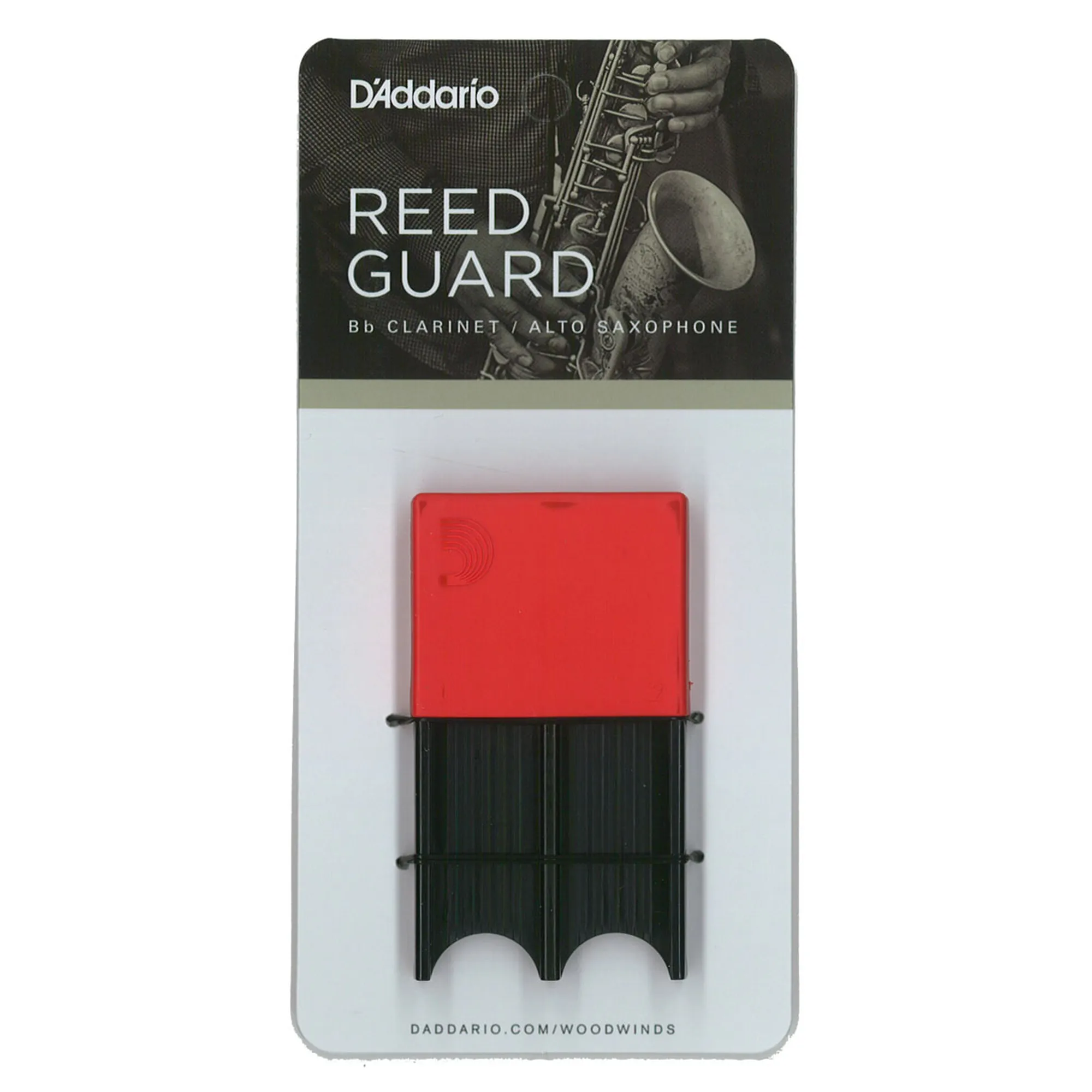 Vorderes Coverbild D'Addario Woodwinds Reedguard IV Klar./Alt-Sax rot