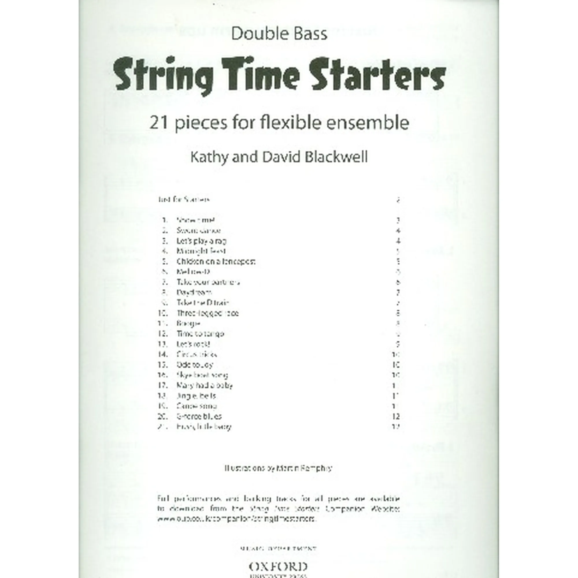 Vorderes Coverbild String Time Starters : for Double Bass