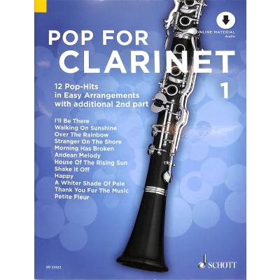 Vorderes Coverbild Pop for Clarinet 1