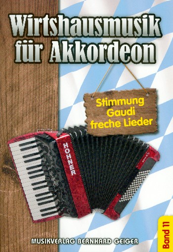 Vorderes Coverbild Wirtshausmusik für Akkordeon 11