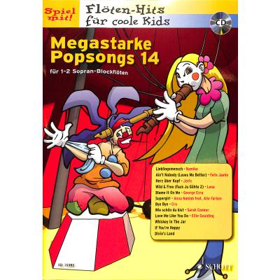 Vorderes Coverbild Megastarke Popsongs 14