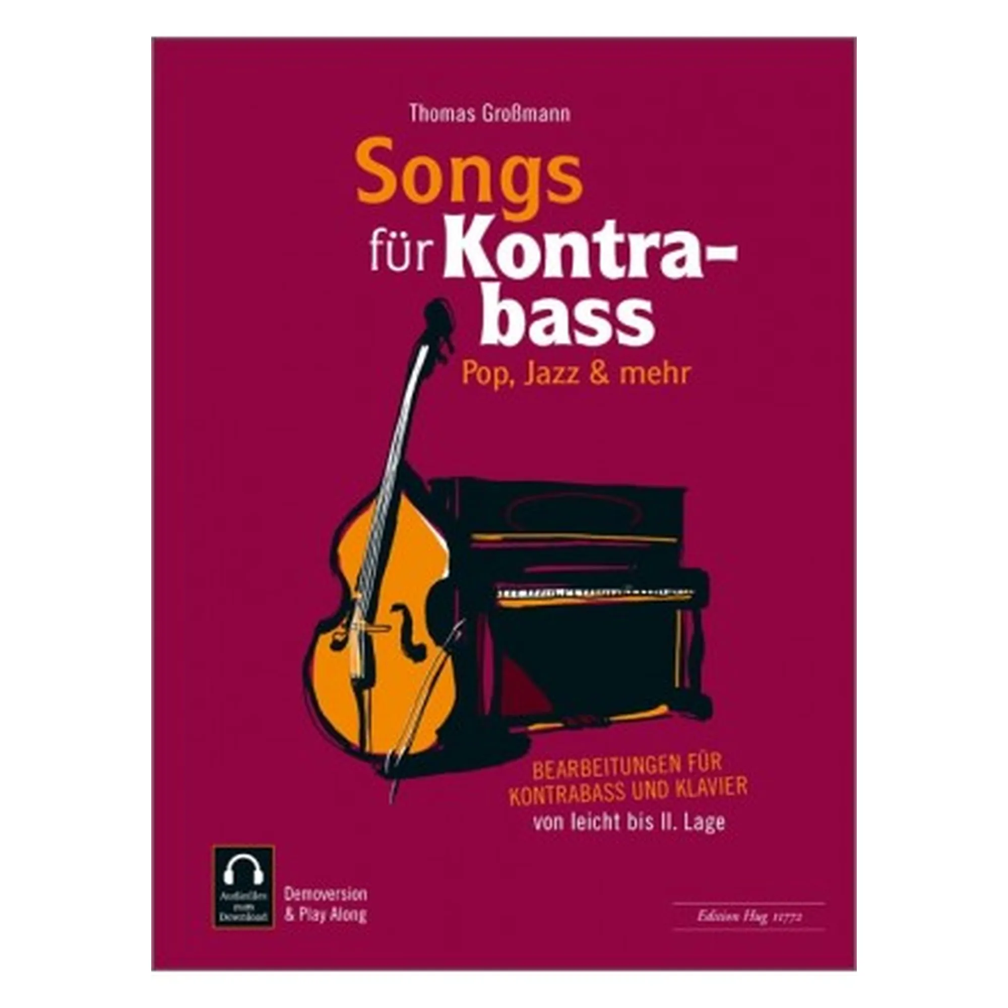 Vorderes Coverbild Songs für Kontrabass - Pop, Jazz & mehr