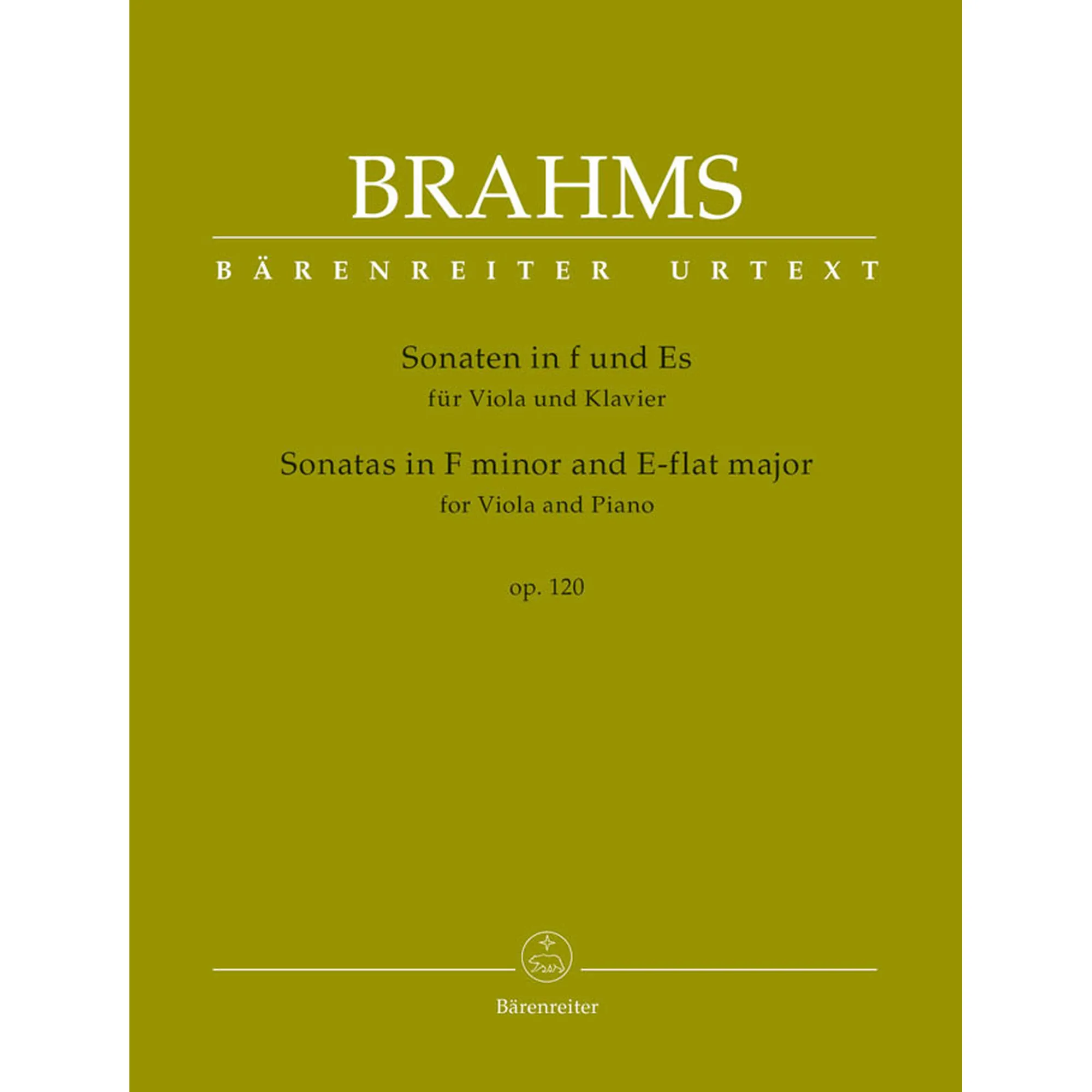 Vorderes Coverbild Sonaten in f und Es op. 120