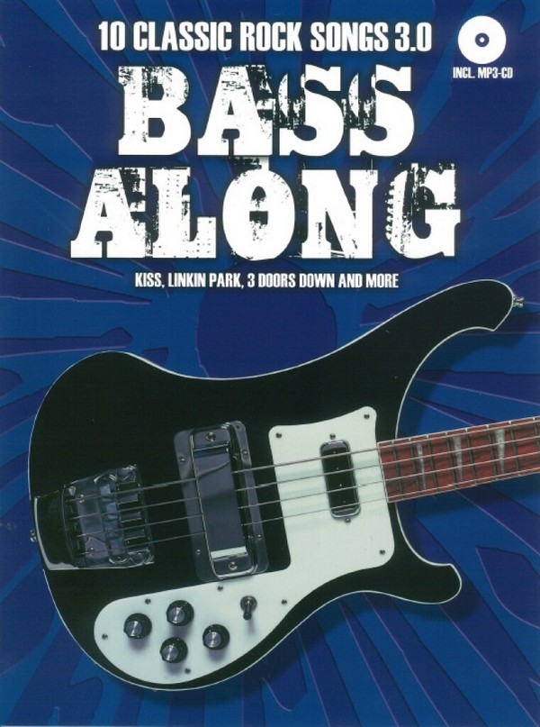Vorderes Coverbild Bass along Band 7 - 10 Classic Rock Songs 3.0