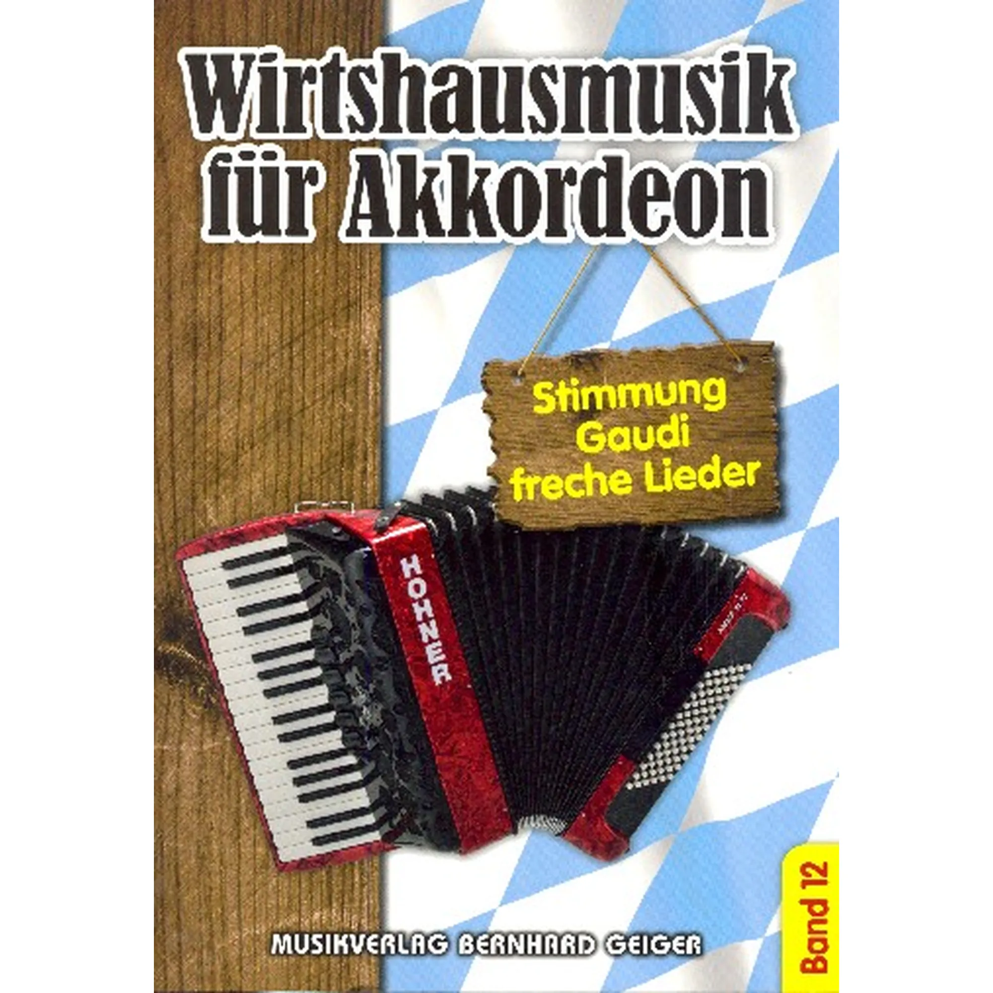Vorderes Coverbild Wirtshausmusik für Akkordeon 12
