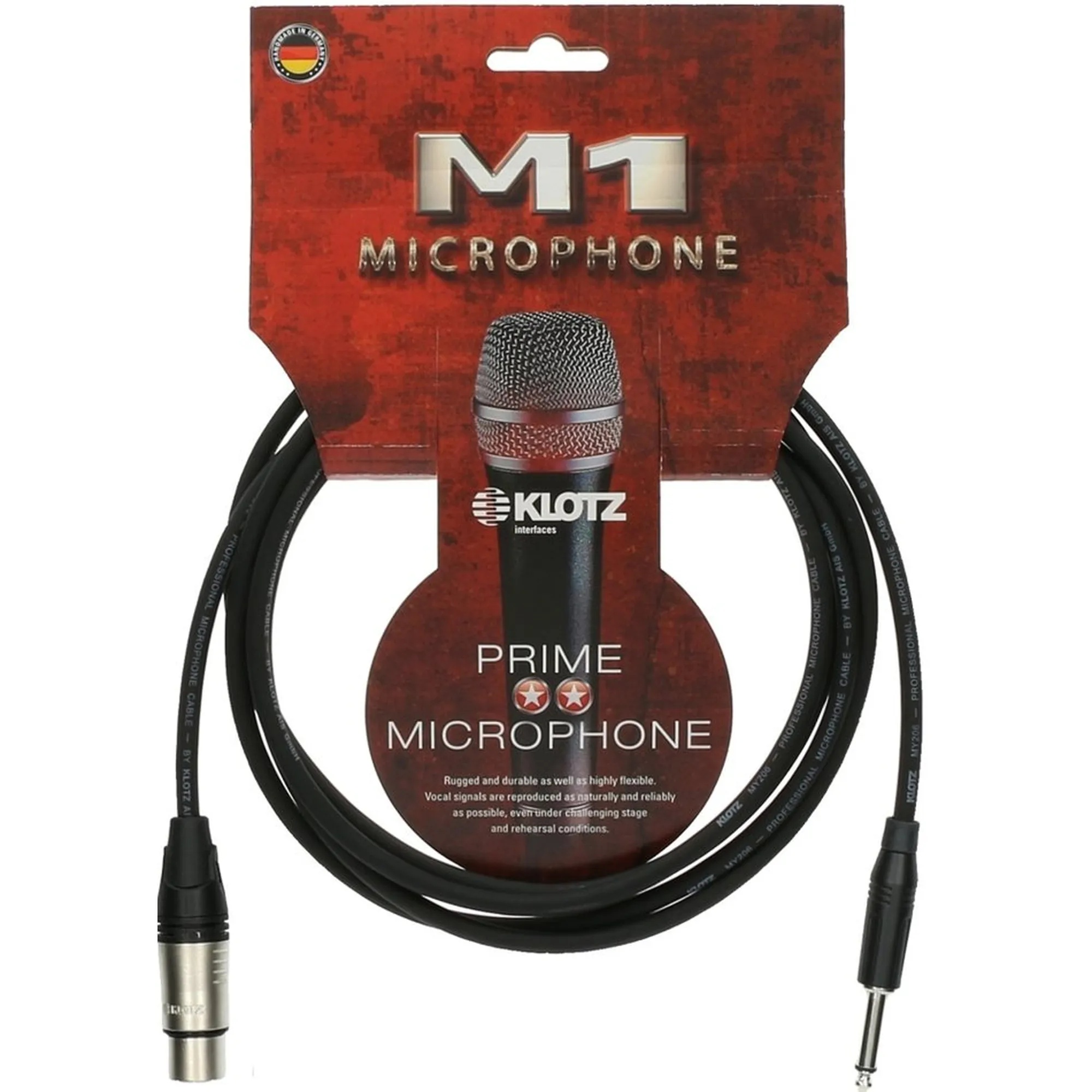 Vorderes Coverbild Klotz M1FS1K0200 Prime XLR-Klinke sym.