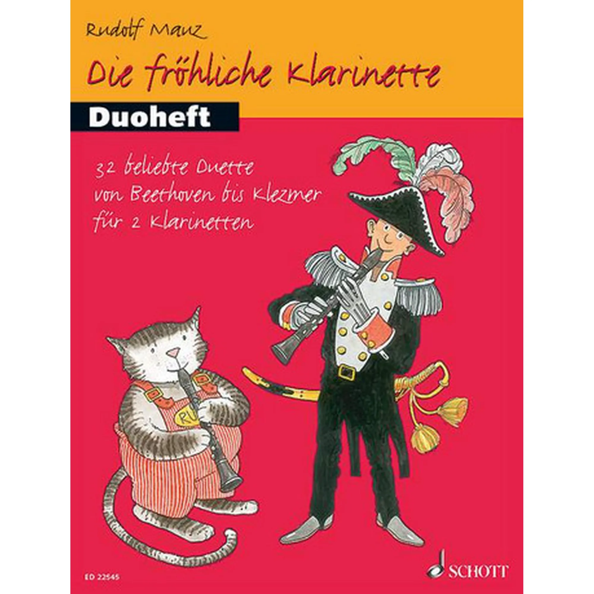 Vorderes Coverbild Die Fröhliche Klarinette - Duoheft 1