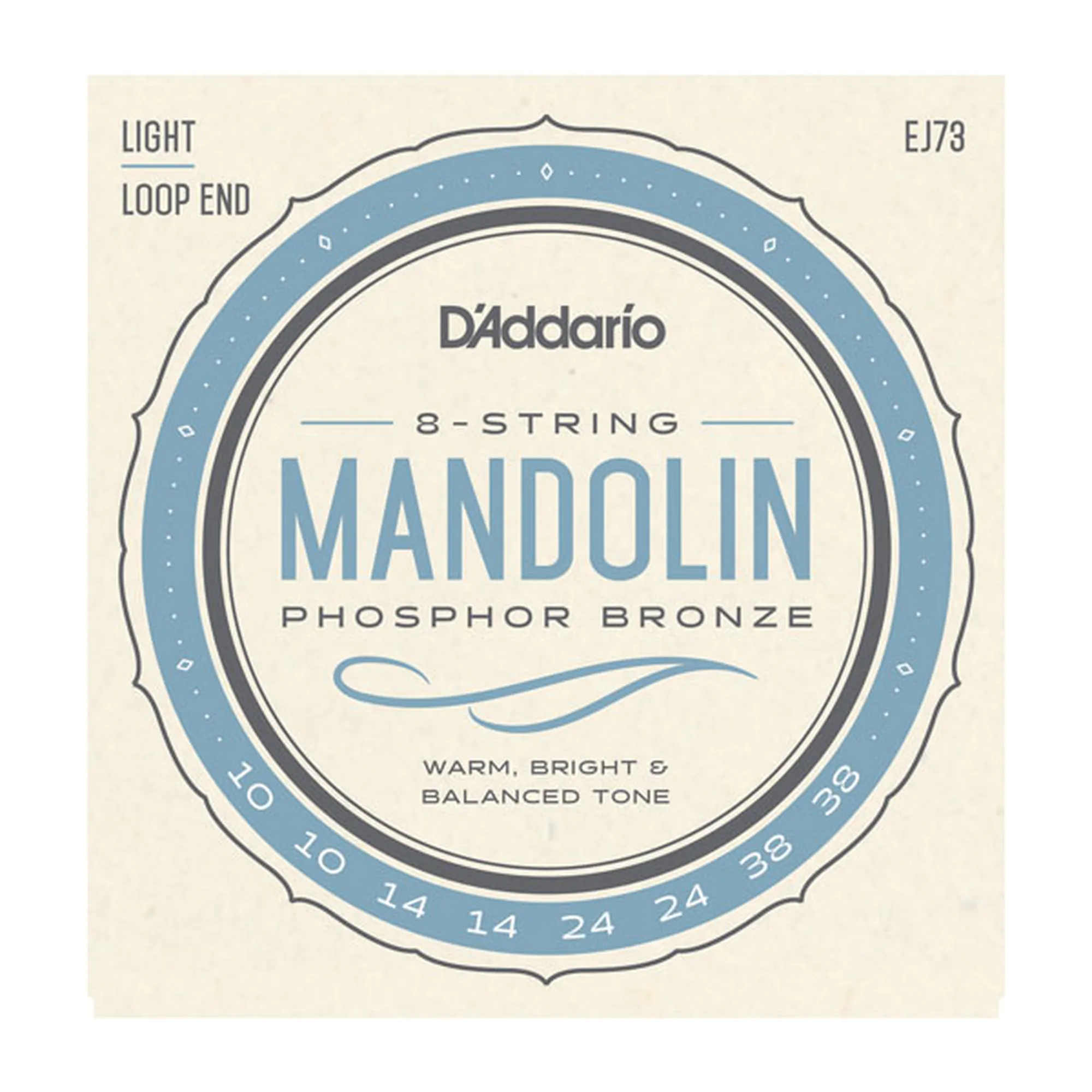 Vorderes Coverbild D´Addario EJ73 Mandoline Phosphor