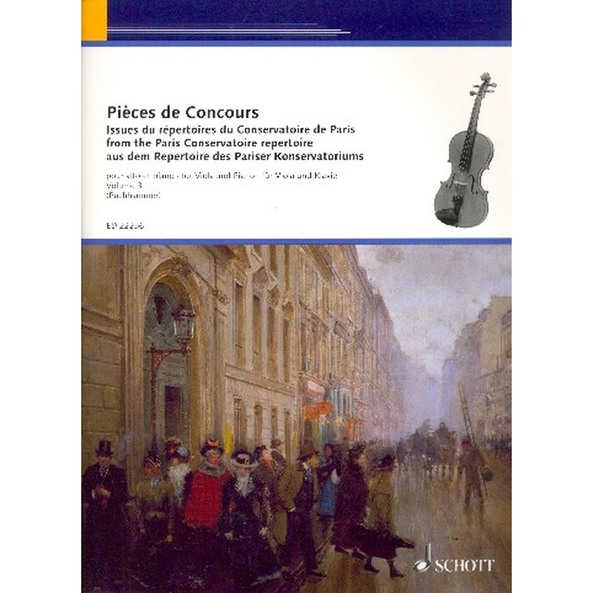 Vorderes Coverbild Pièces de concours Band 3