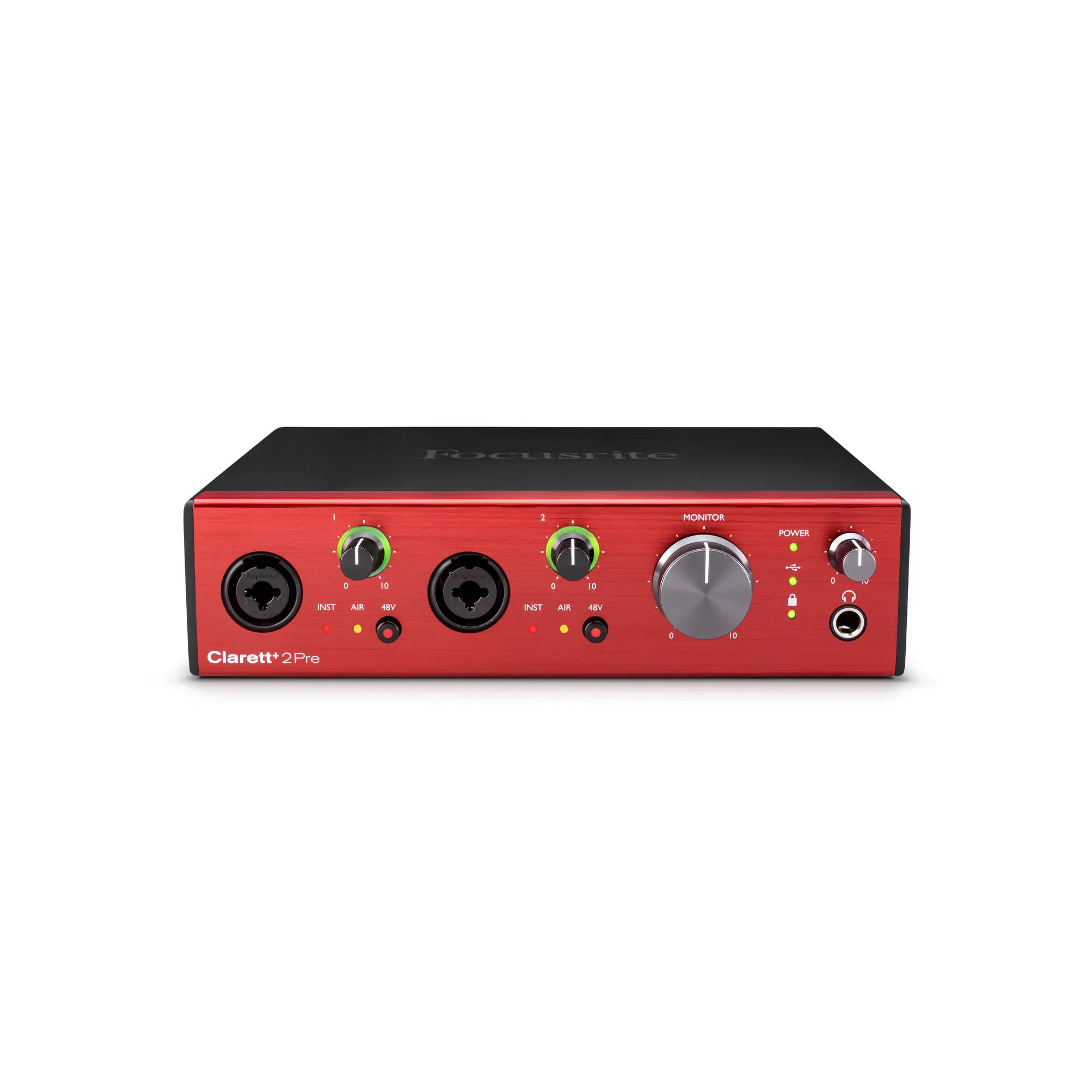 Vorderes Coverbild Focusrite Clarett+ 2Pre