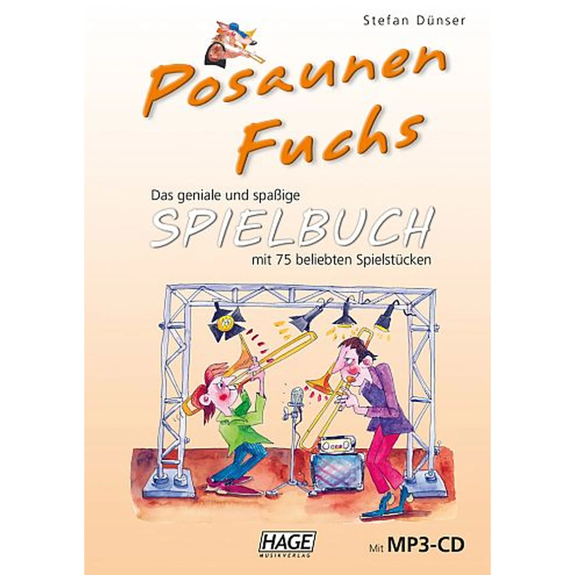Vorderes Coverbild Posaunenfuchs Spielbuch