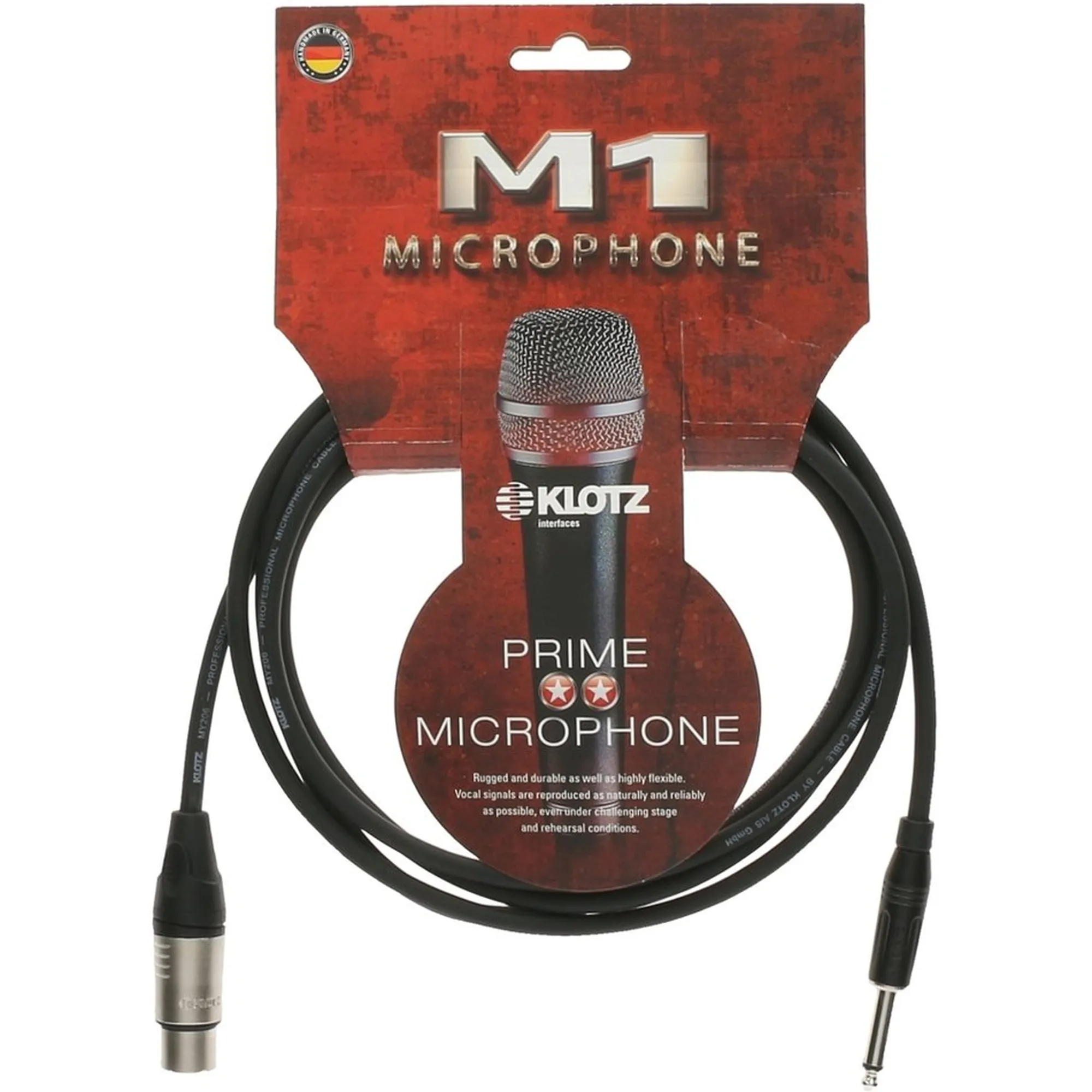 Vorderes Coverbild Klotz M1FP1K0300 Prime XLR-Klinke unsym.