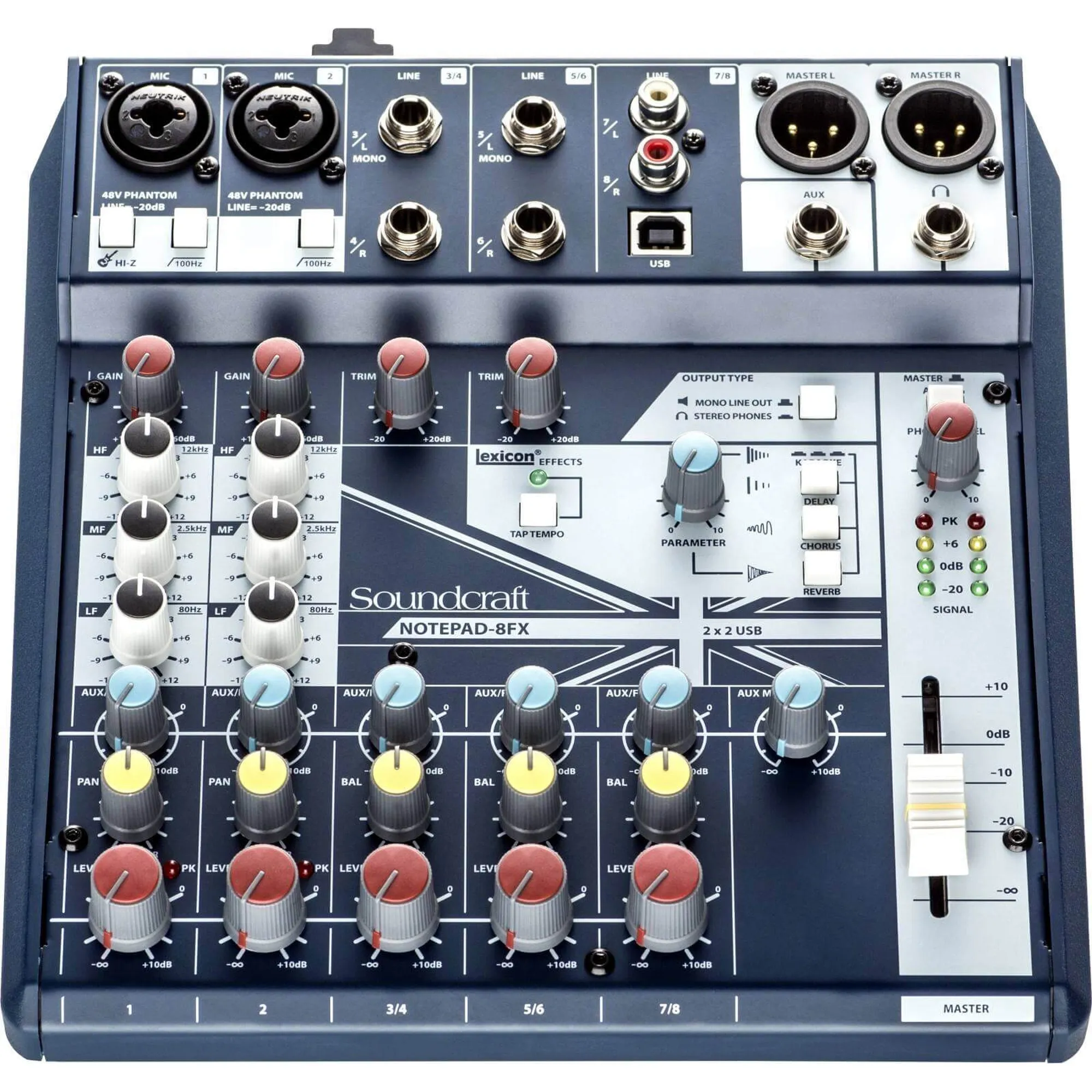 Vorderes Coverbild Soundcraft Notepad-8FX