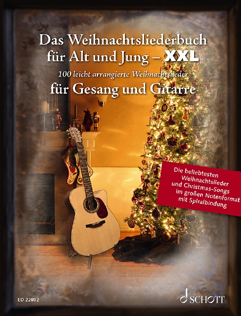 Vorderes Coverbild Das Weihnachtsliederbuch für Alt und Jung für Gesang und Gitarre - XXL