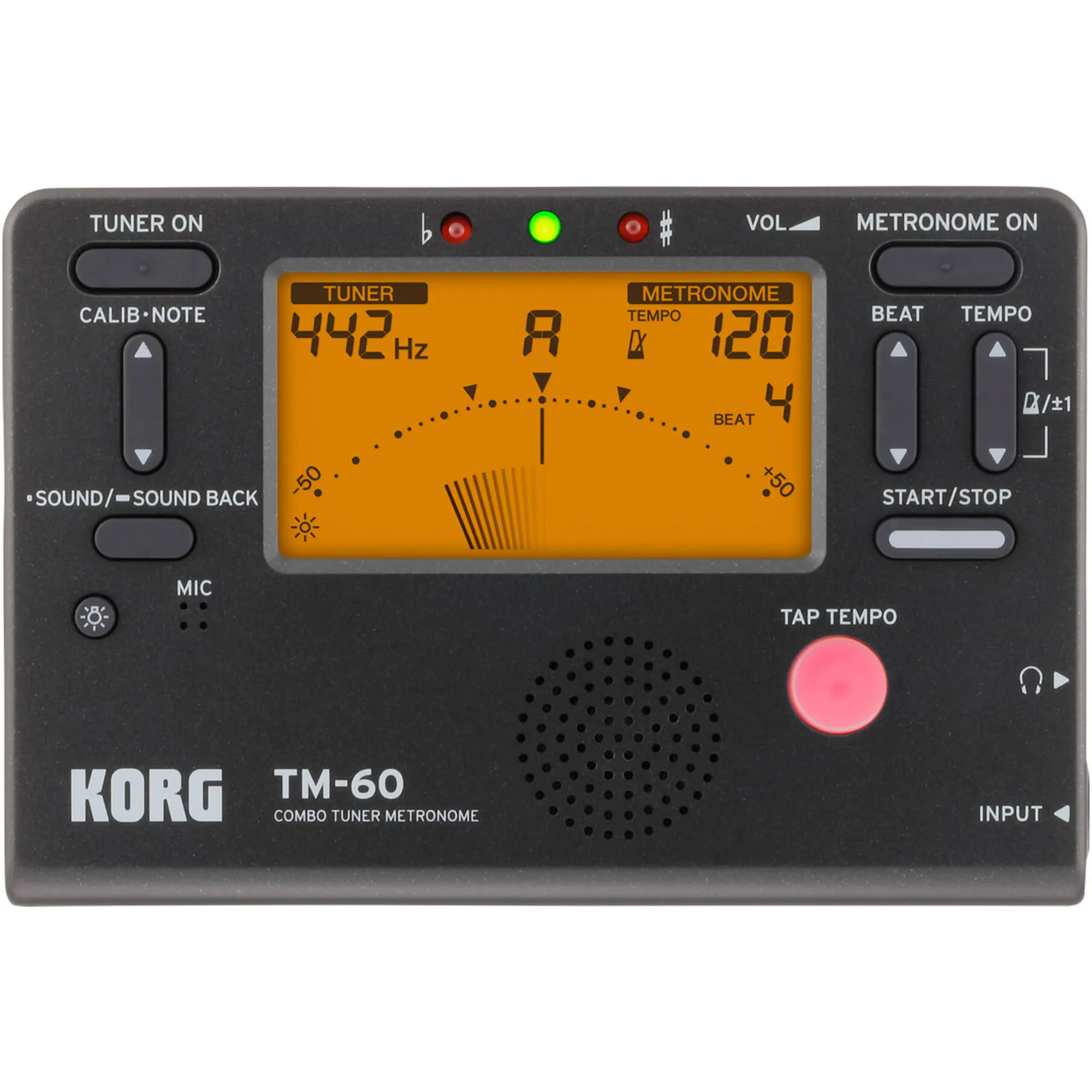 Vorderes Coverbild Korg TM-60 BK