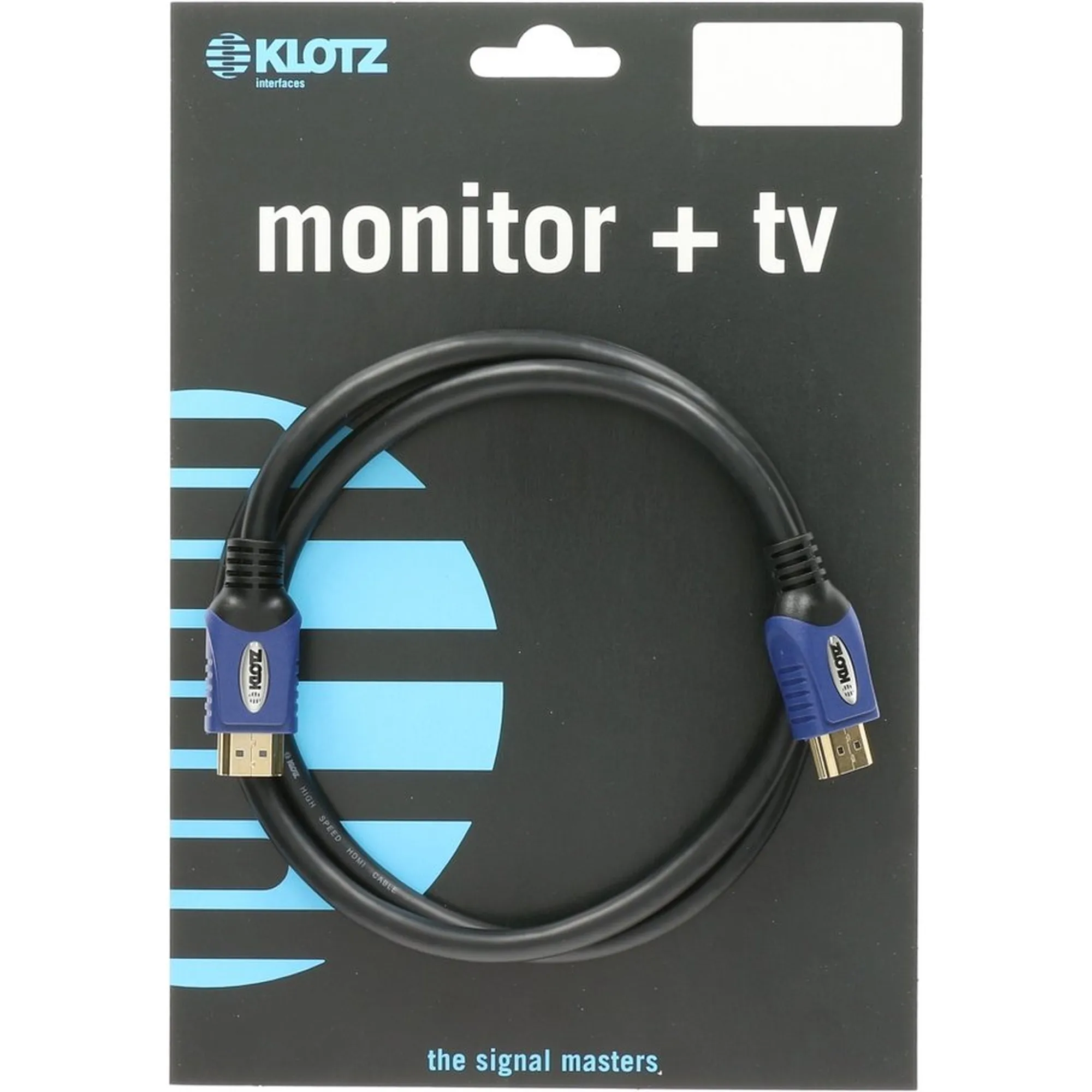 Vorderes Coverbild Klotz HA-HA-H03 HDMI 3 Meter