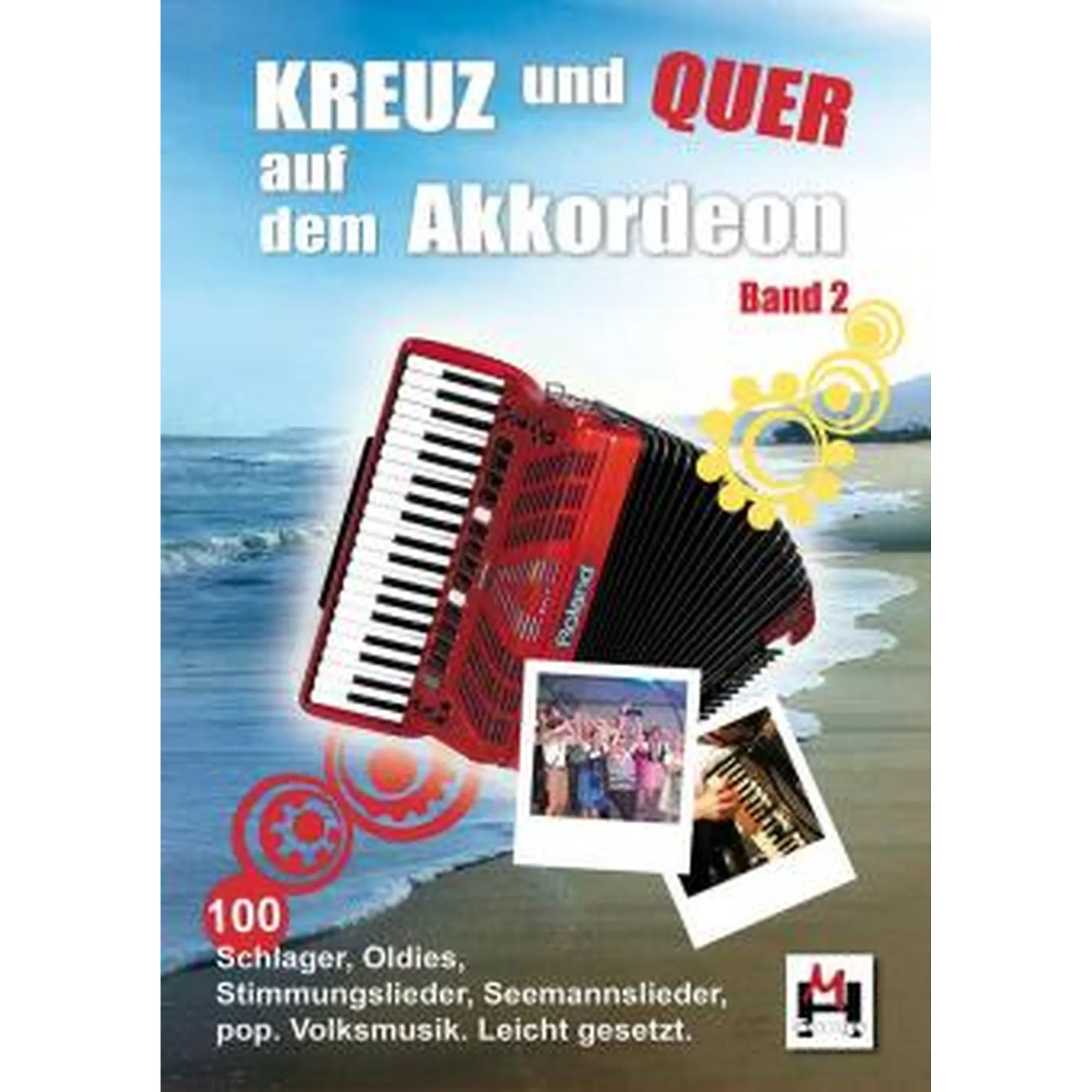 Vorderes Coverbild Kreuz und quer auf dem Akkordeon Band 2