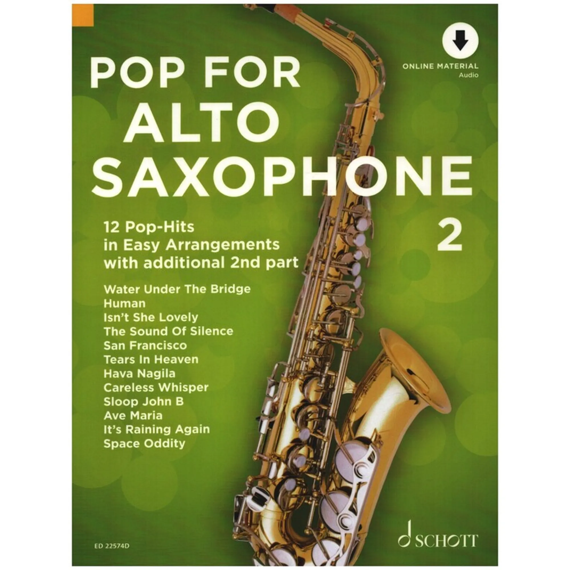 Vorderes Coverbild Pop for Alto Saxophone Band 2