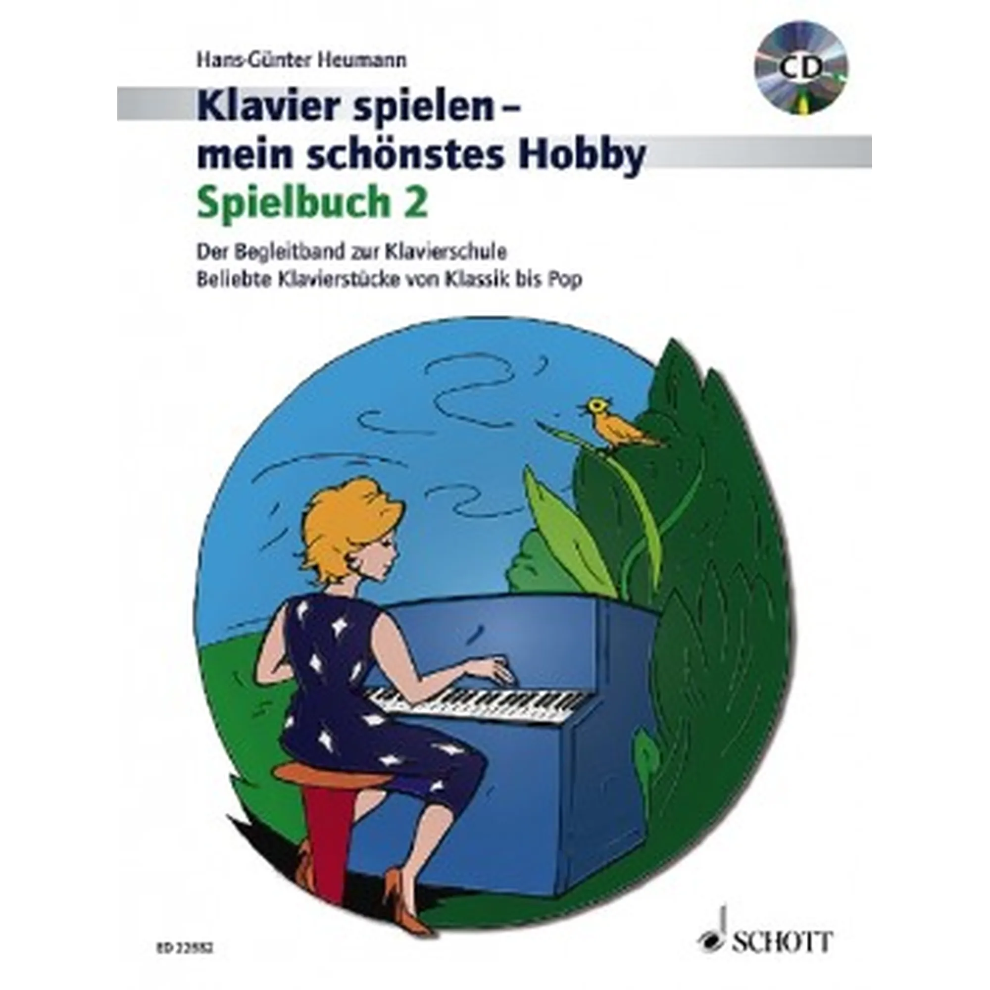 Vorderes Coverbild Klavierspielen mein schönstes Hobby - Spielbuch 2