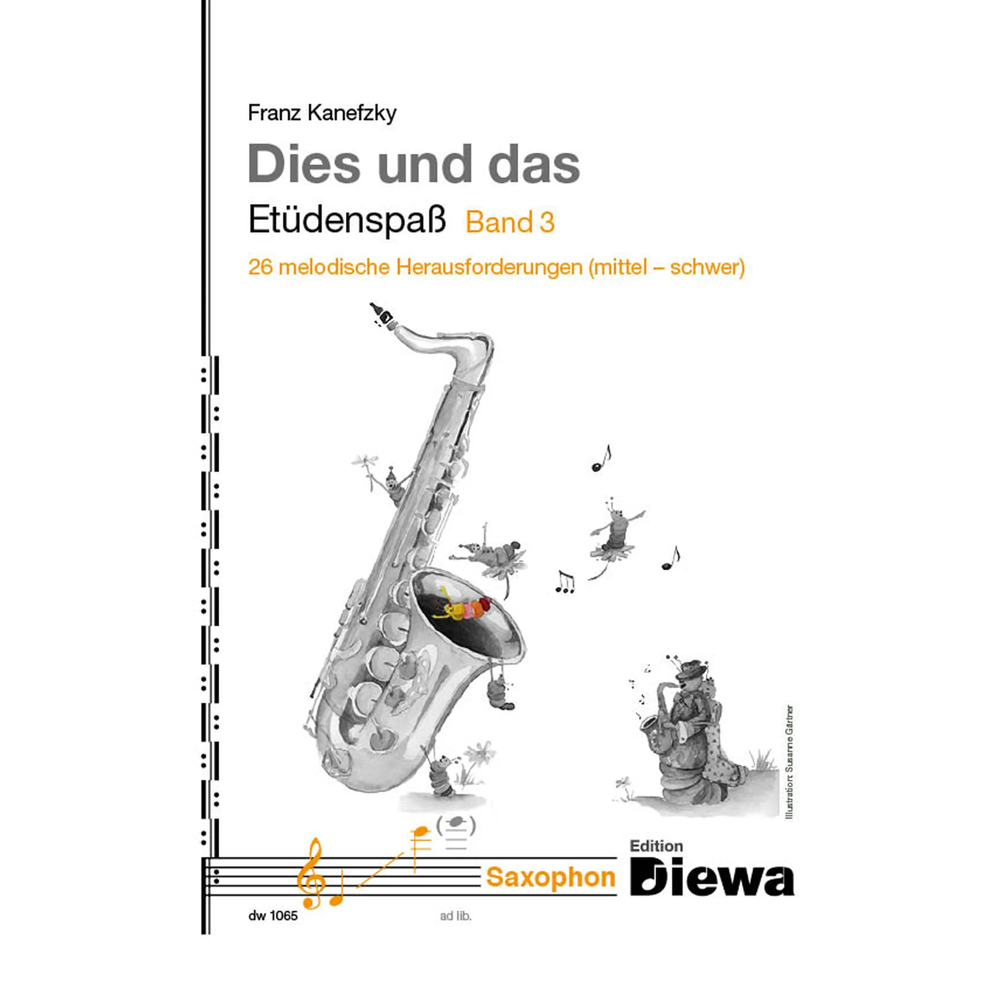 Vorderes Coverbild Dies und das - Etüdenspaß Band 3