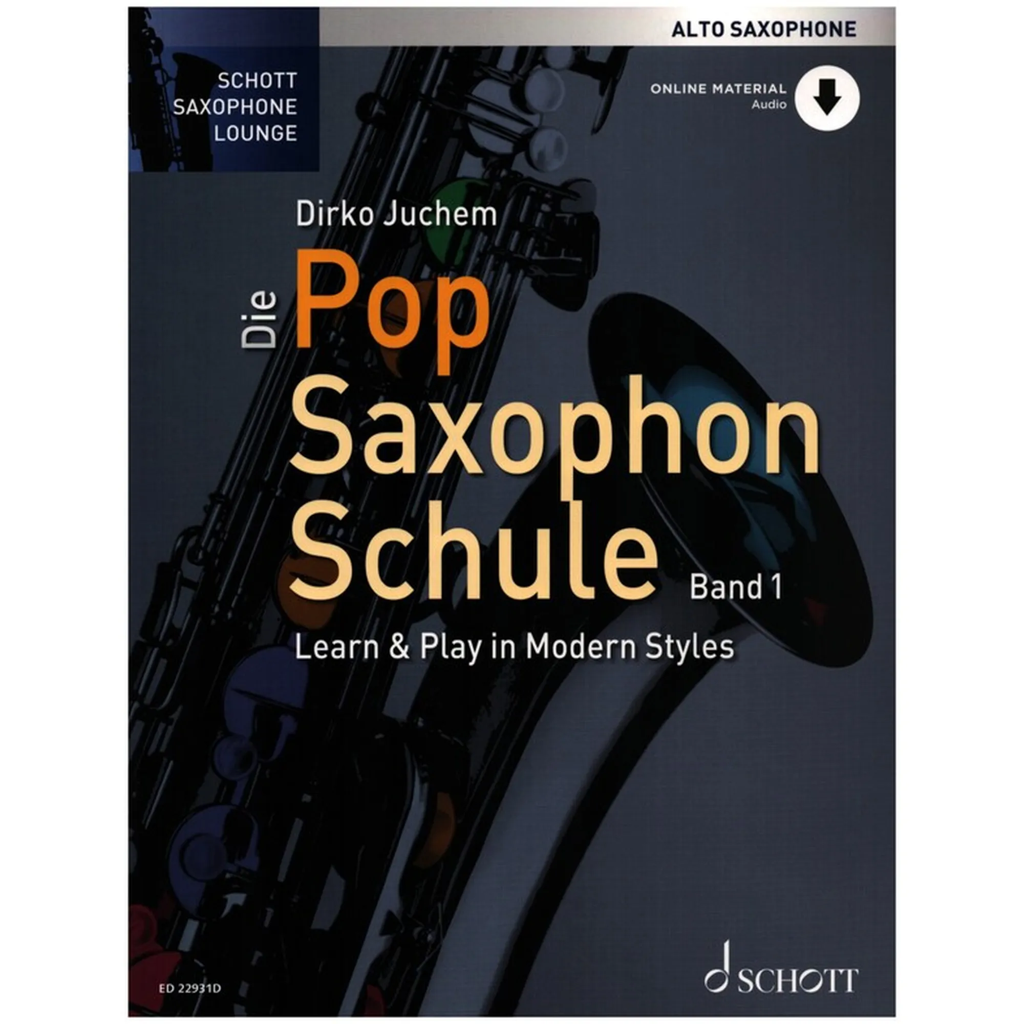 Vorderes Coverbild Die Pop Saxophon Schule 1