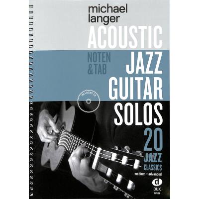 Vorderes Coverbild Acoustic Jazz Guitar Solos
