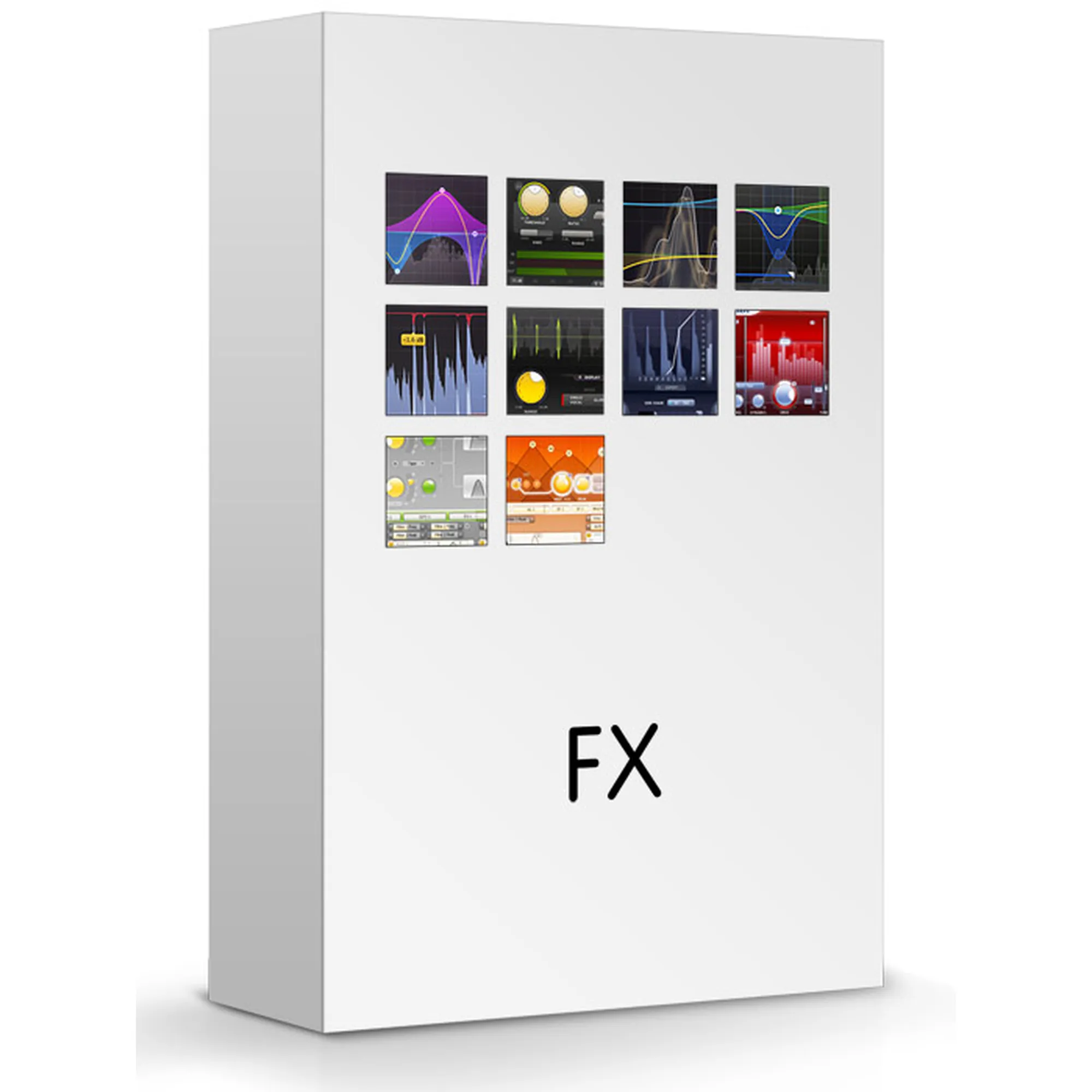 Vorderes Coverbild FabFilter FX Bundle