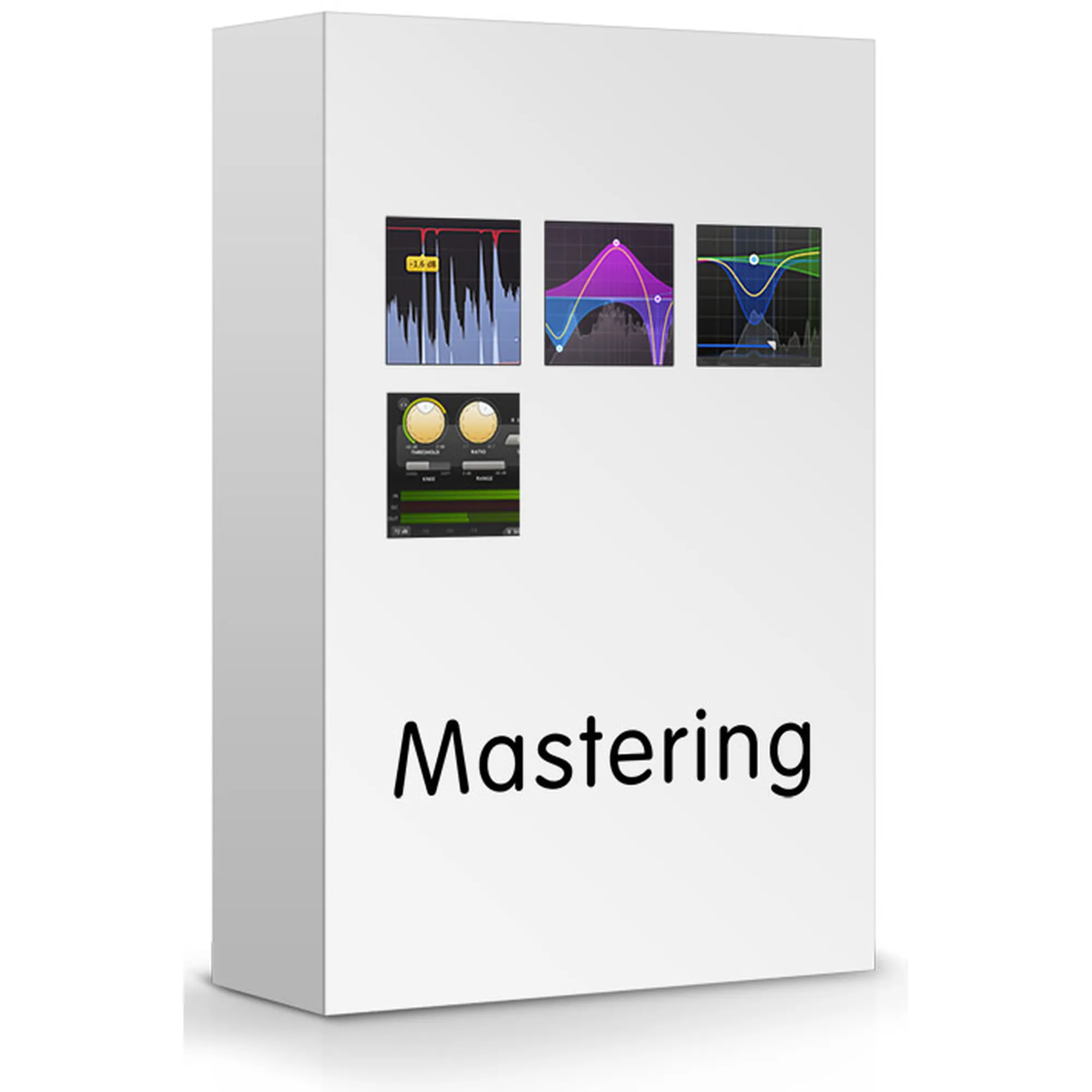 Vorderes Coverbild FabFilter Mastering Bundle