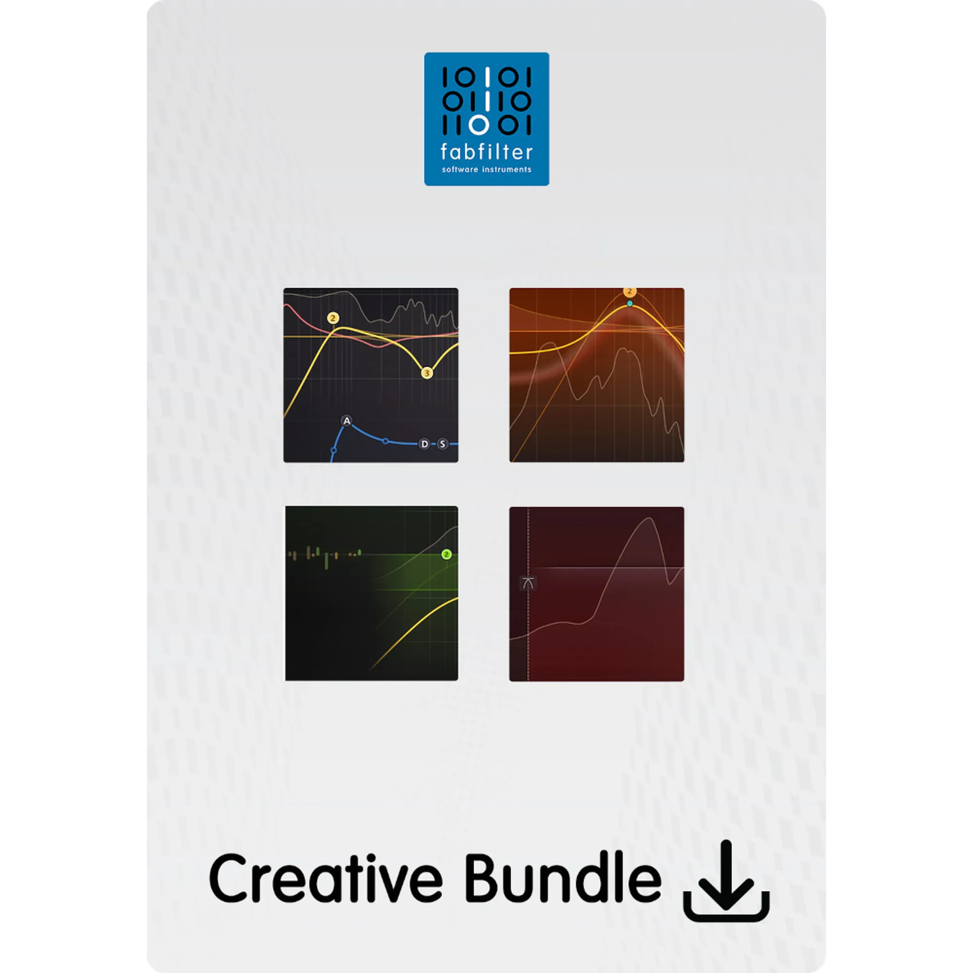 Vorderes Coverbild FabFilter Creative Bundle