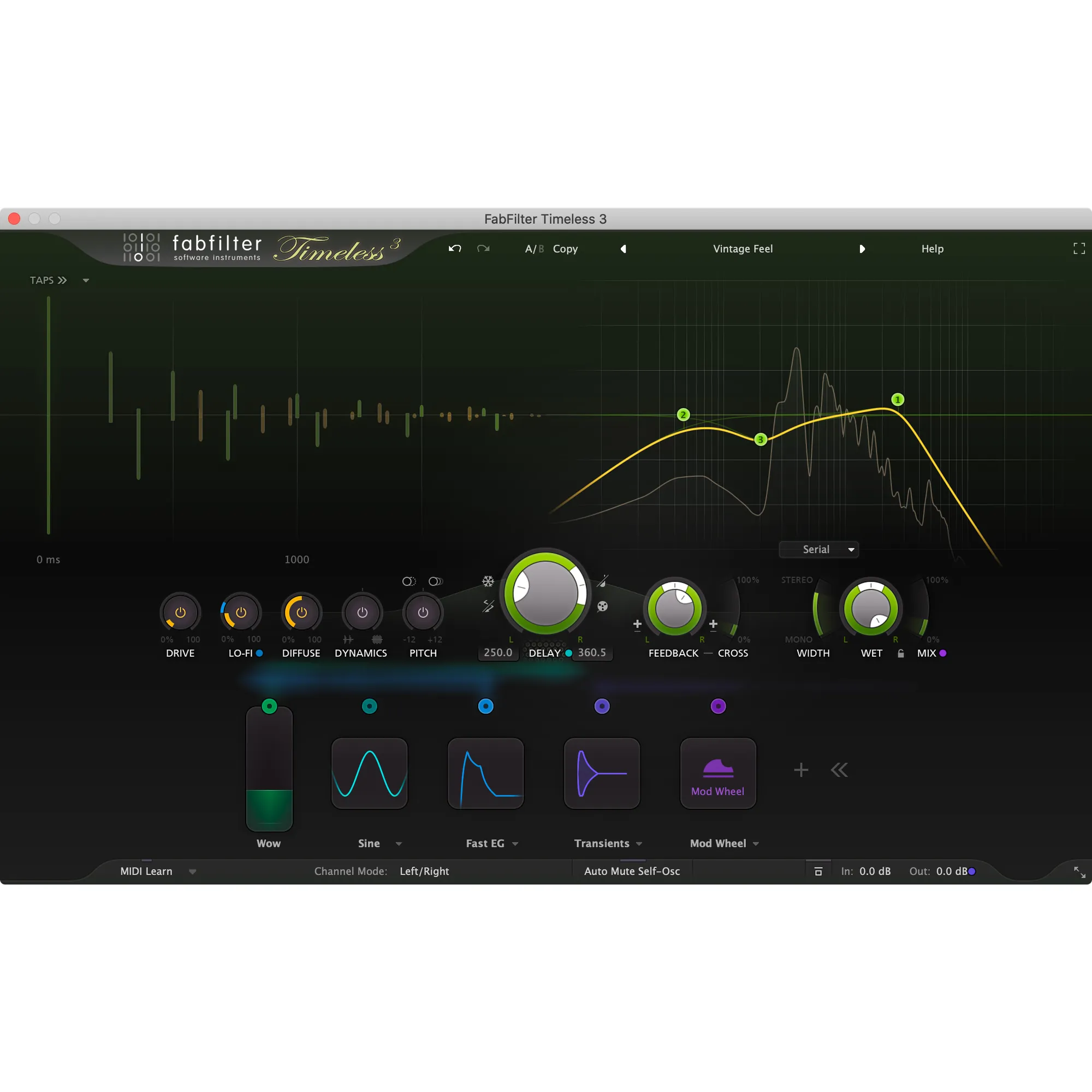Vorderes Coverbild FabFilter Timeless 3
