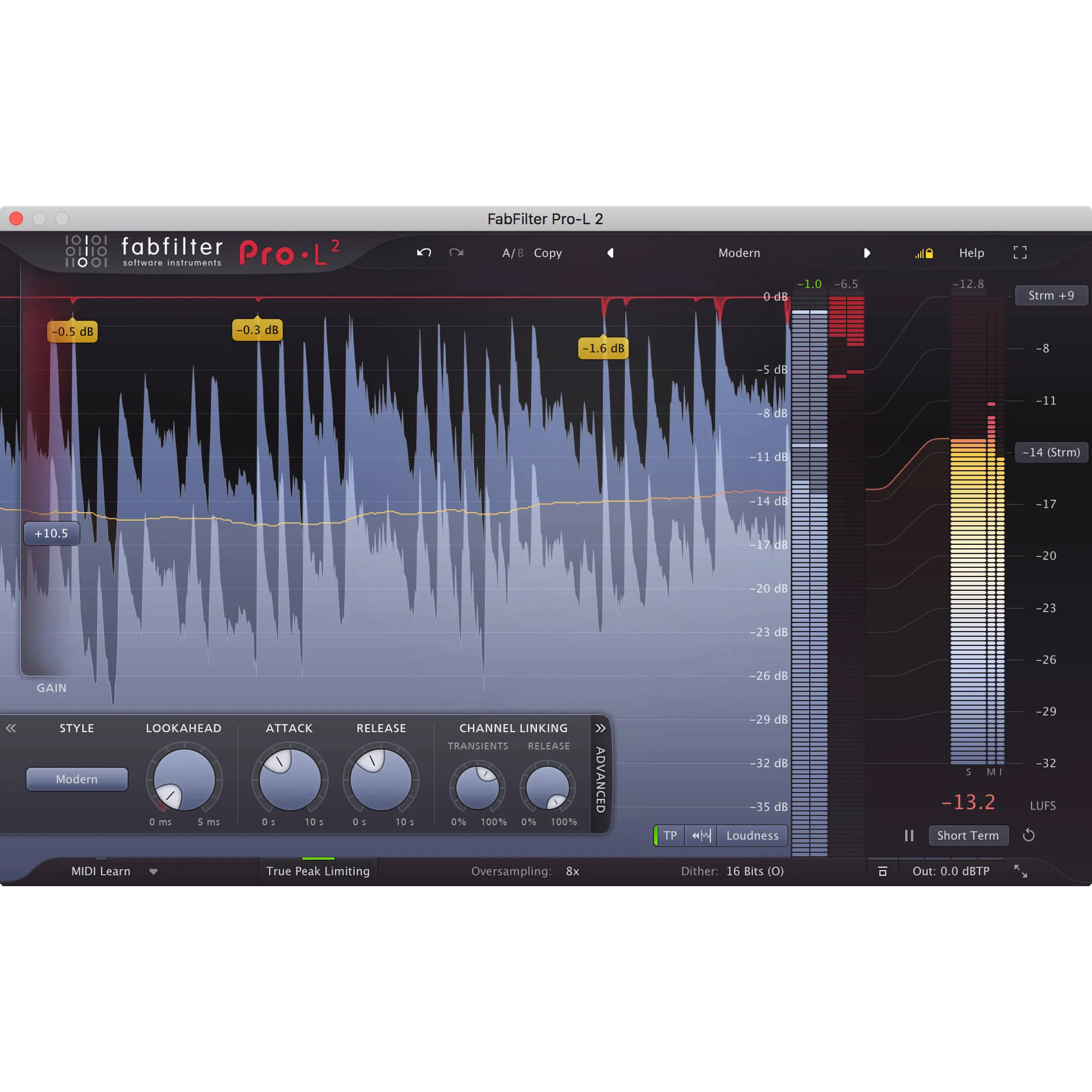 Vorderes Coverbild FabFilter Pro-L 2