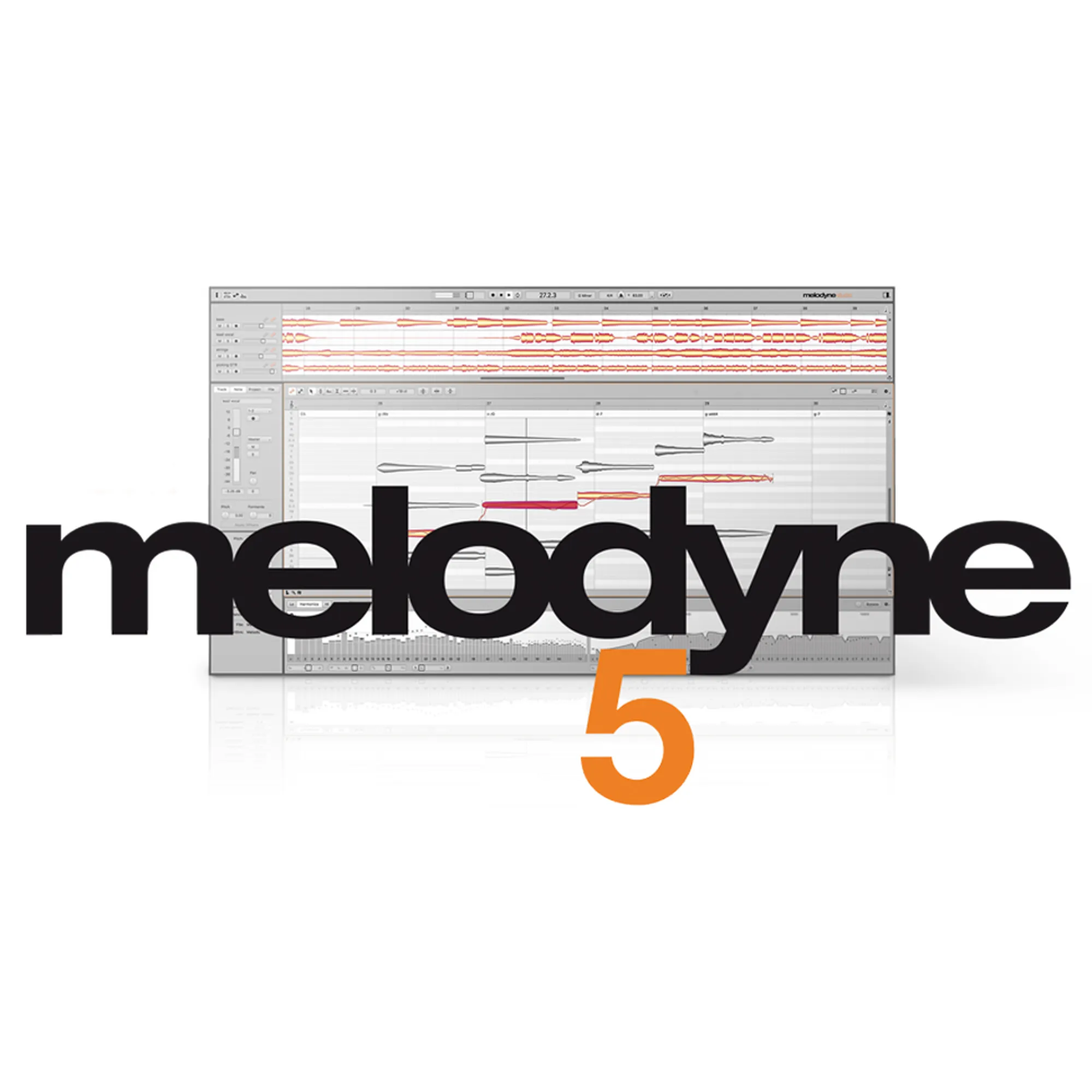 Vorderes Coverbild Celemony Melodyne 5 Editor