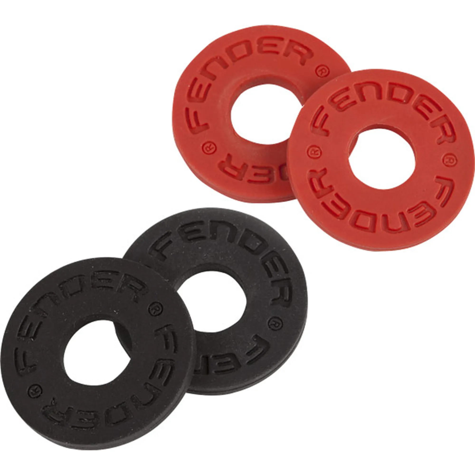 Vorderes Coverbild Fender Strap Blocks Set BLK/RD