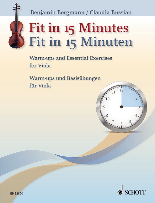 Vorderes Coverbild Fit in 15 Minuten, Viola