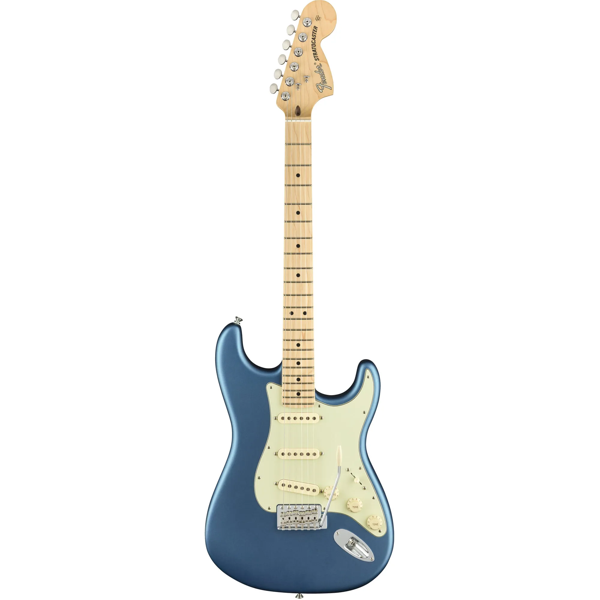 Vorderes Coverbild Fender American Performer Strat MN - Satin LPB