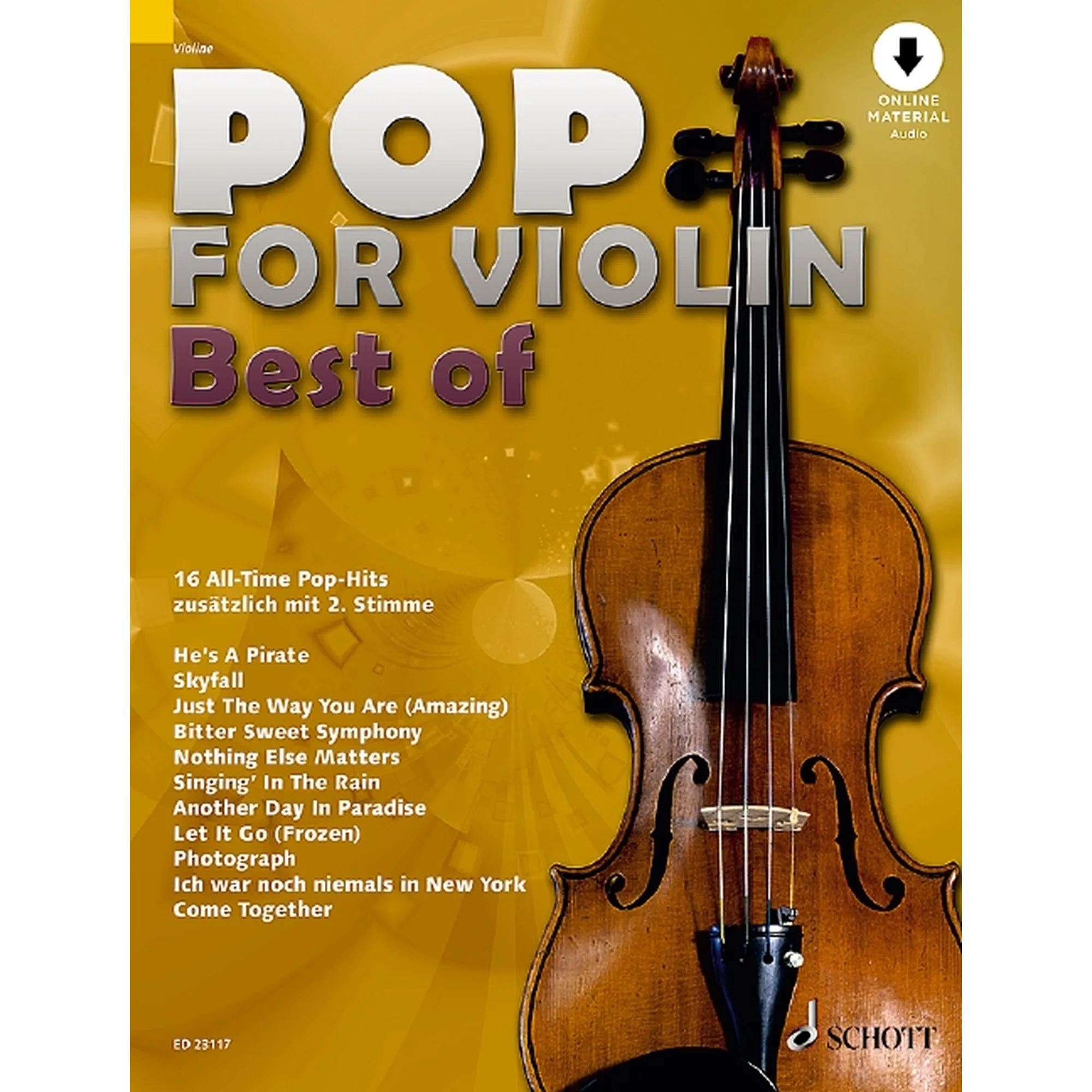 Vorderes Coverbild Pop for Violin - Best of