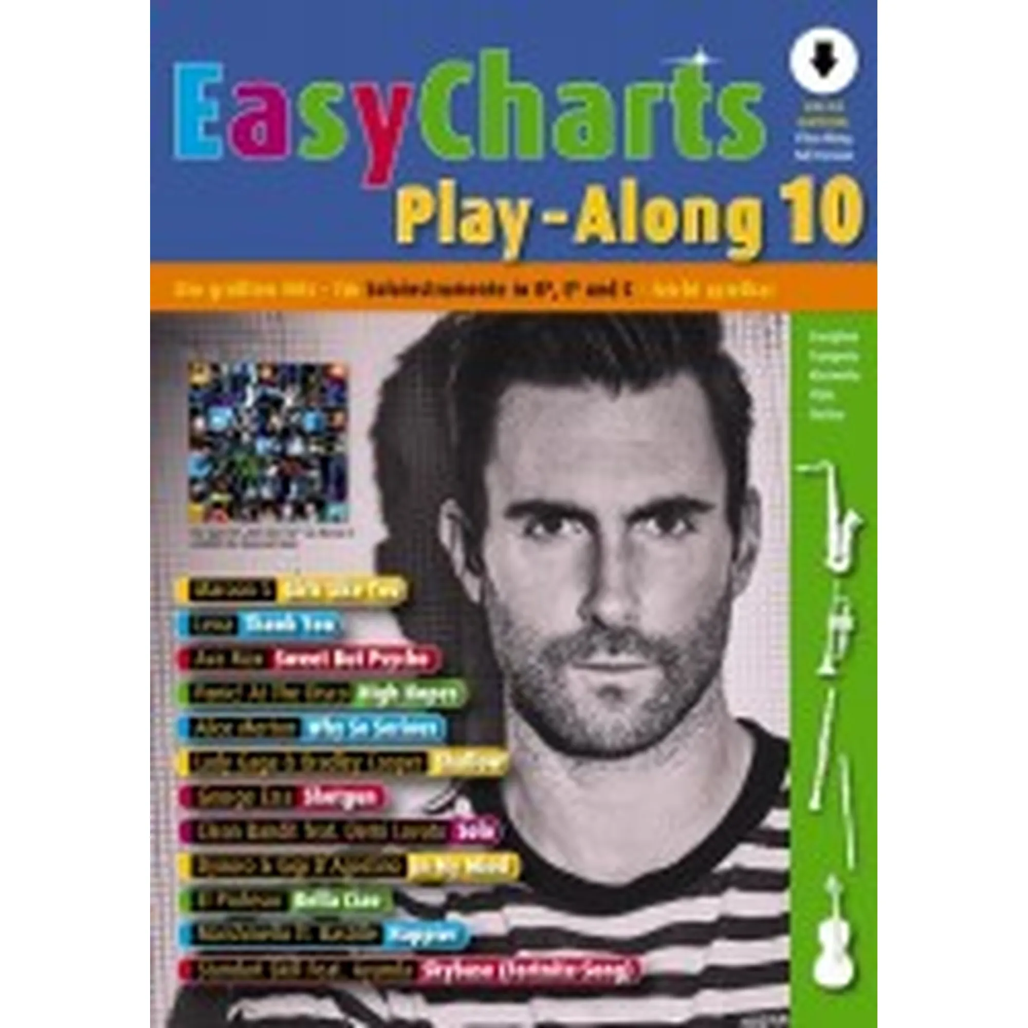 Vorderes Coverbild Easy Charts Playalong Band 10