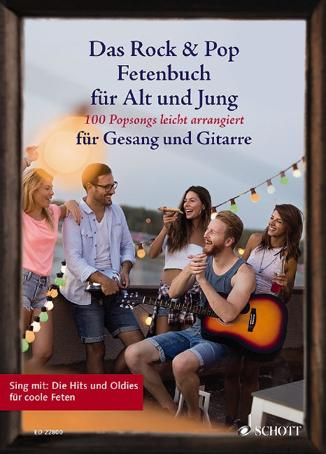 Vorderes Coverbild Das Rock & Pop Fetenbuch für Jung und Alt für Gesang und Gitarre