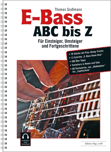 Vorderes Coverbild E-Bass ABC bis Z (+Audiofiles)