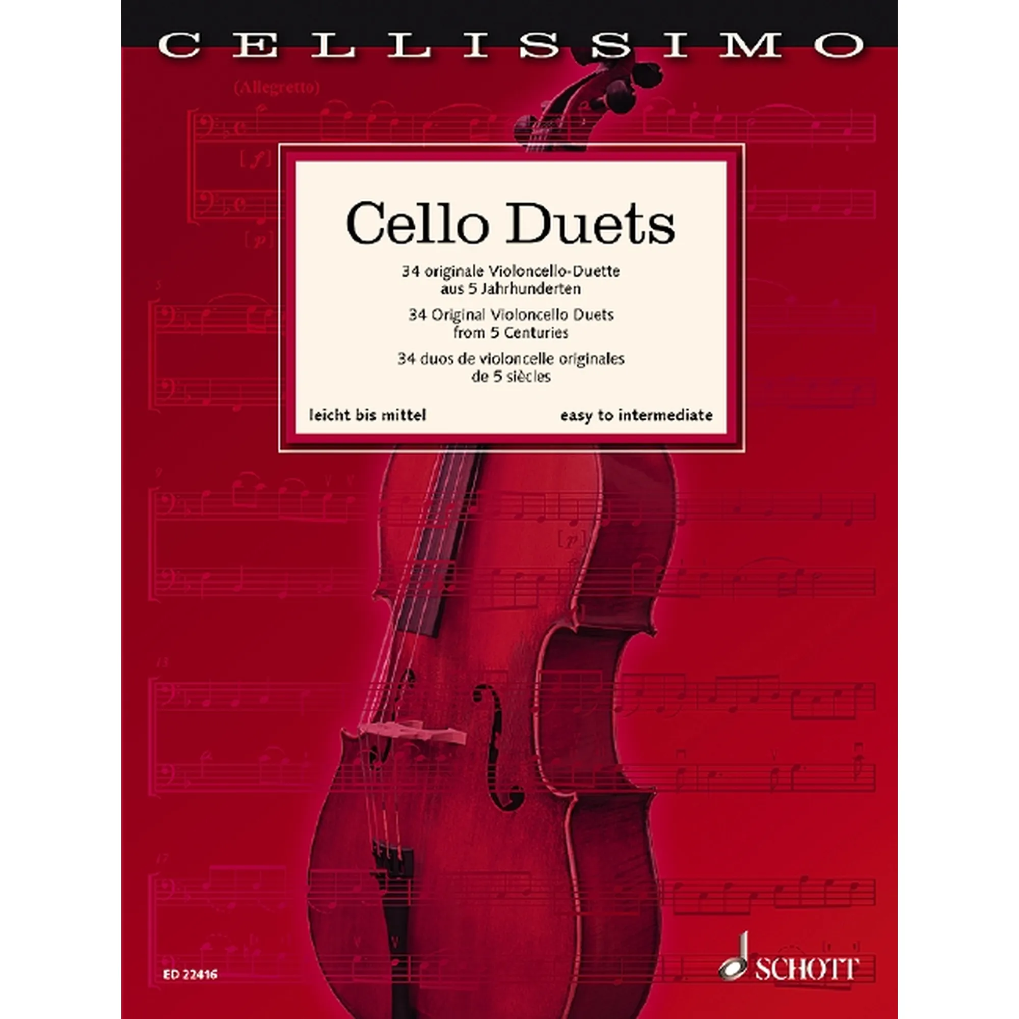 Vorderes Coverbild Cello Duets