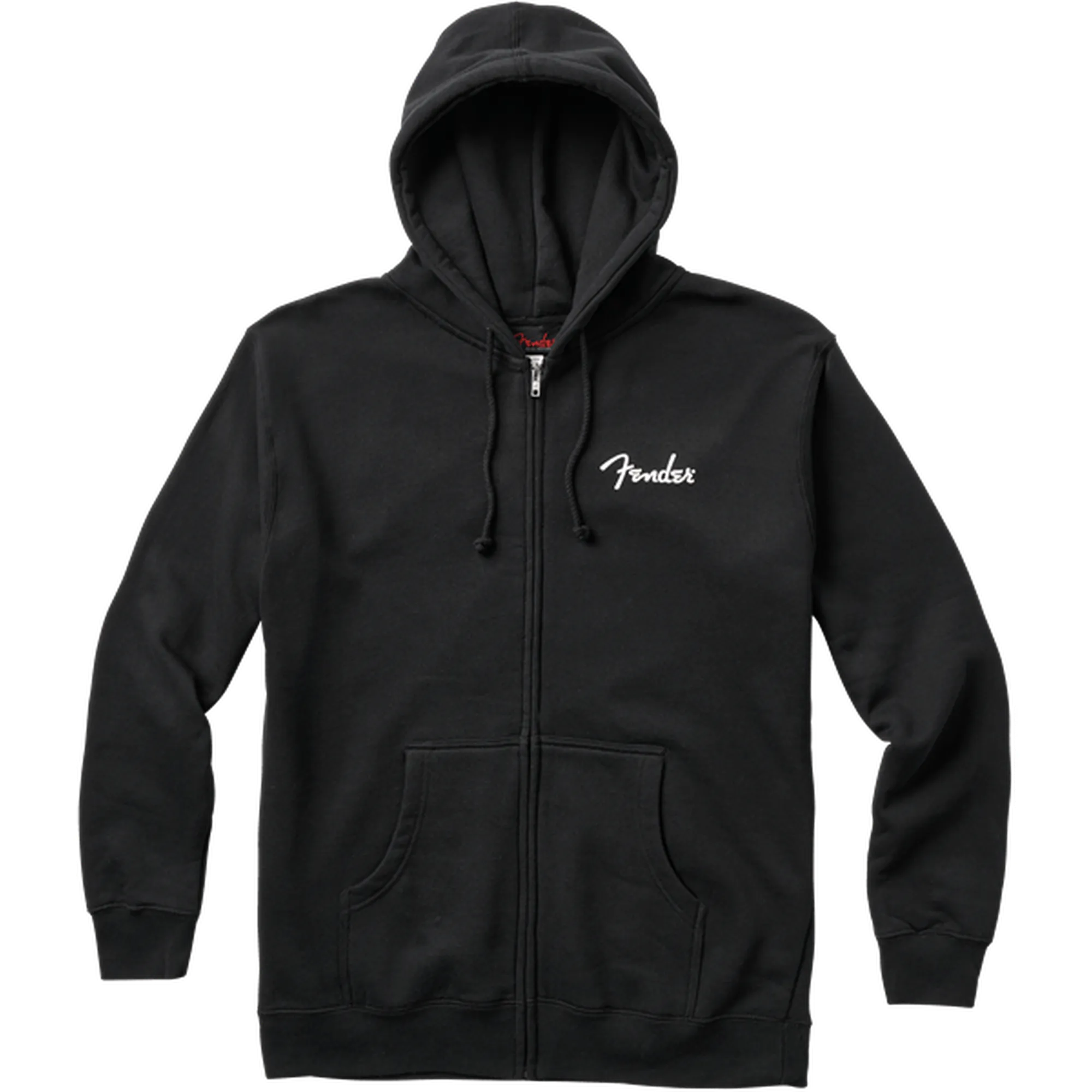 Vorderes Coverbild Fender Logo Zip Hoodie L