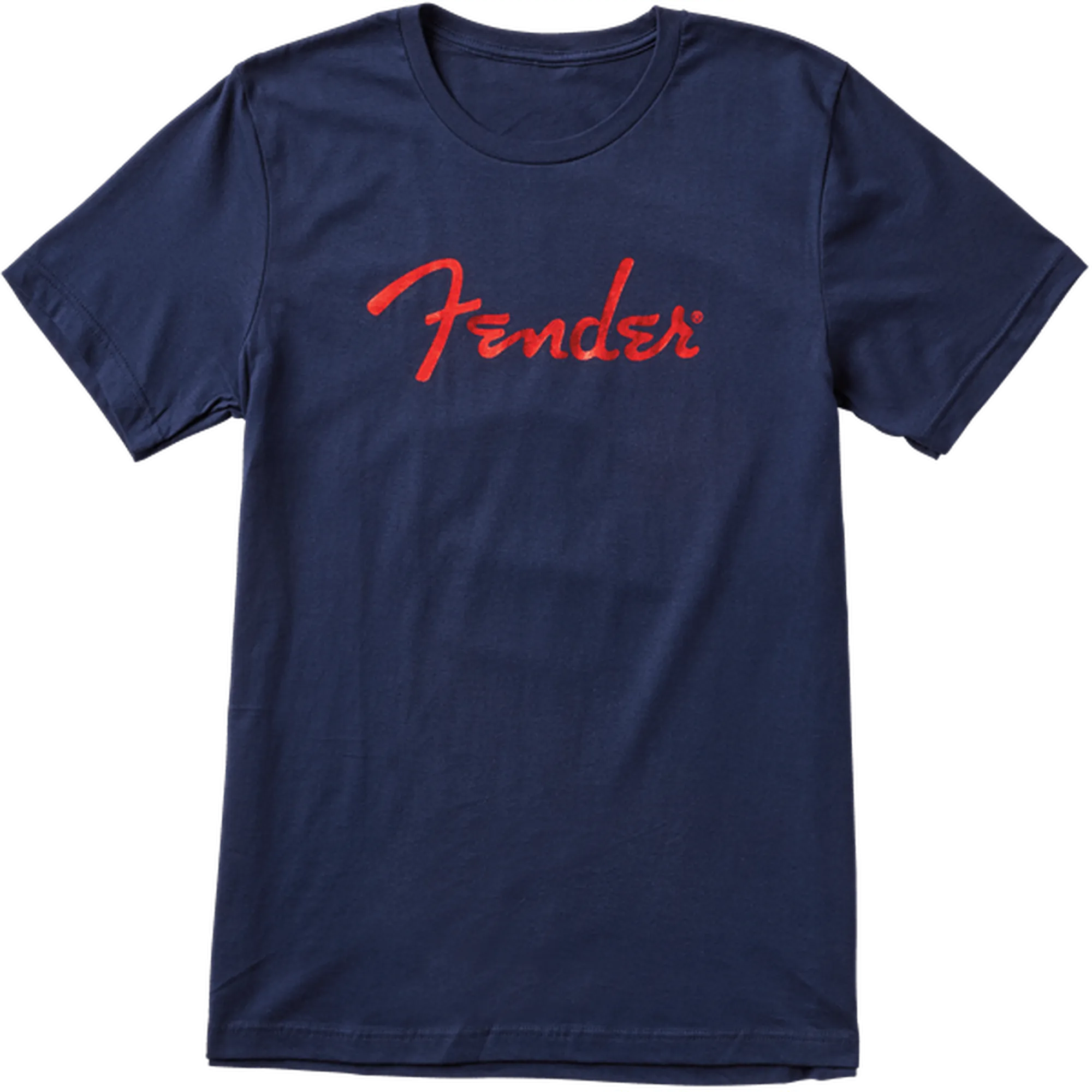Vorderes Coverbild Fender T-Shirt Foil Logo Blue S