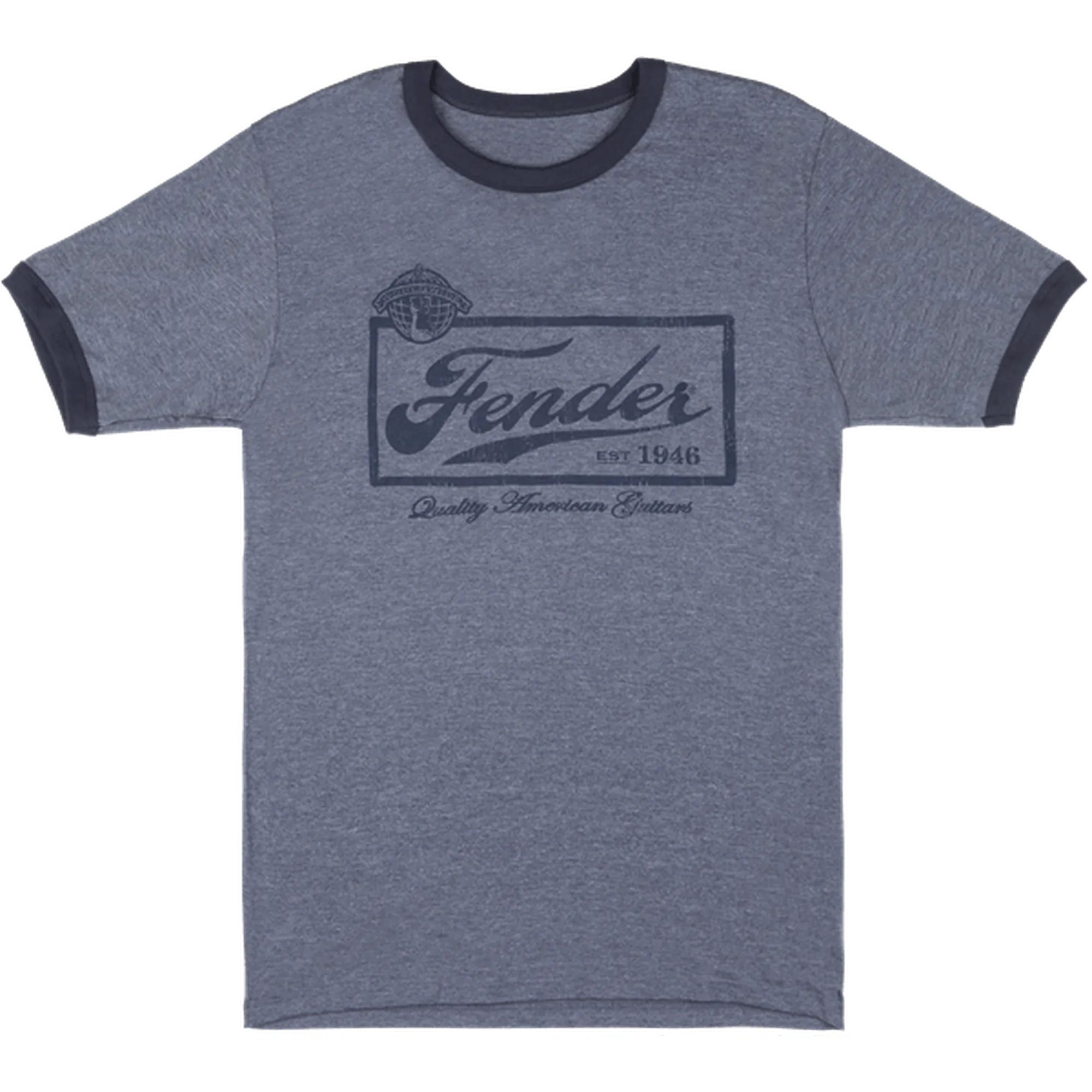 Vorderes Coverbild Fender T-Shirt Beer Label Blue L